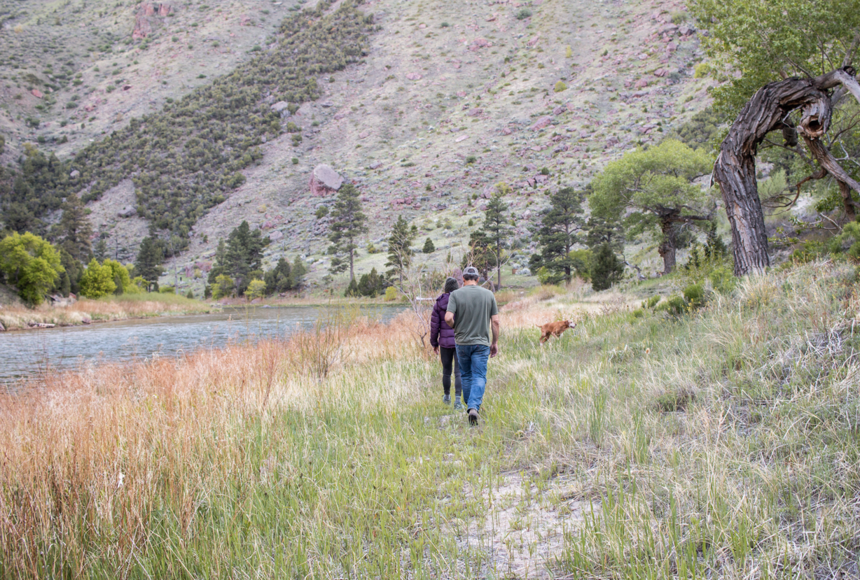 Hikers near Flaming Gorge Reservoir; Photo by Cara MacDonald, KSL.com