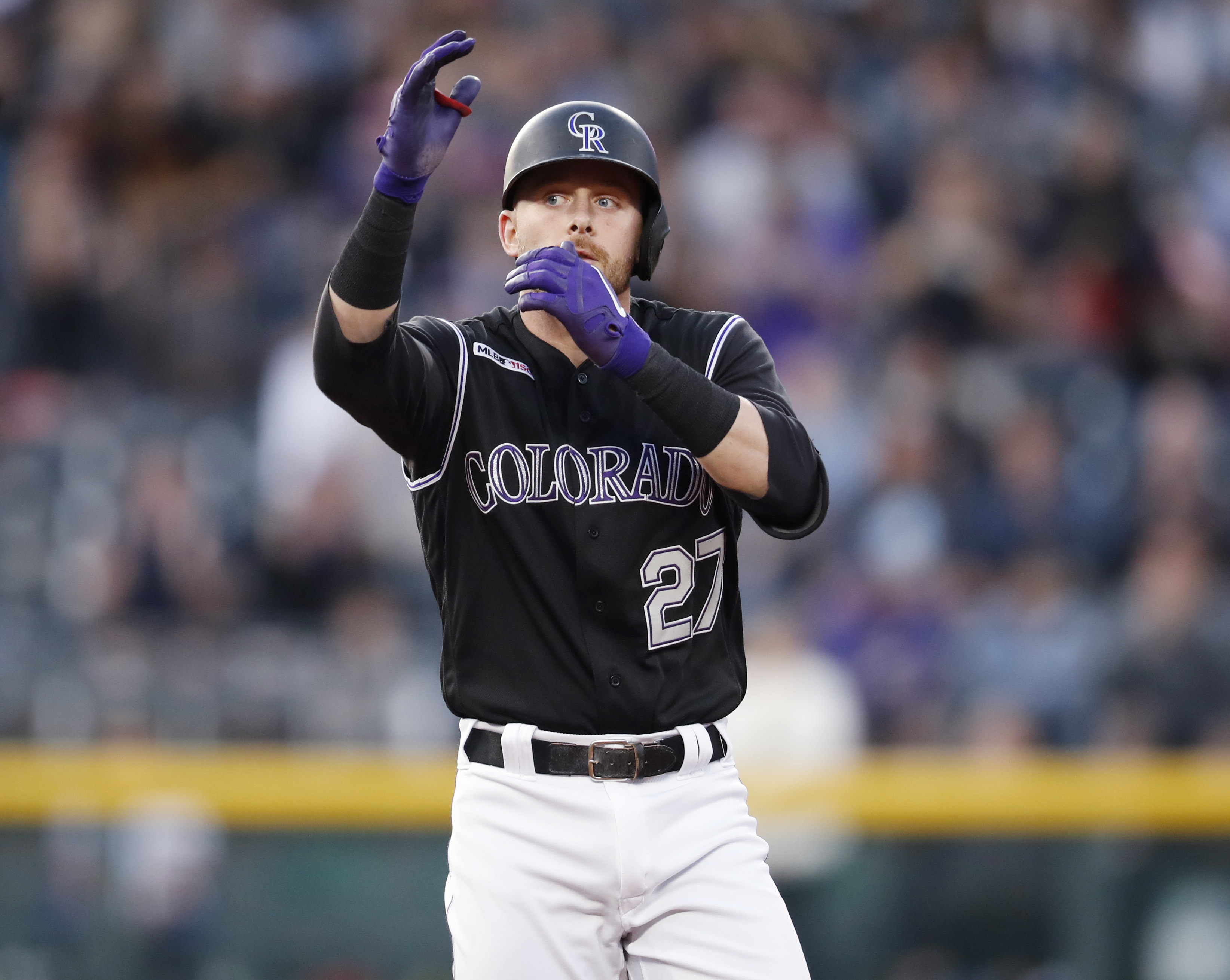 Trevor Story homers twice, Rockies rout Blue Jays 13-6