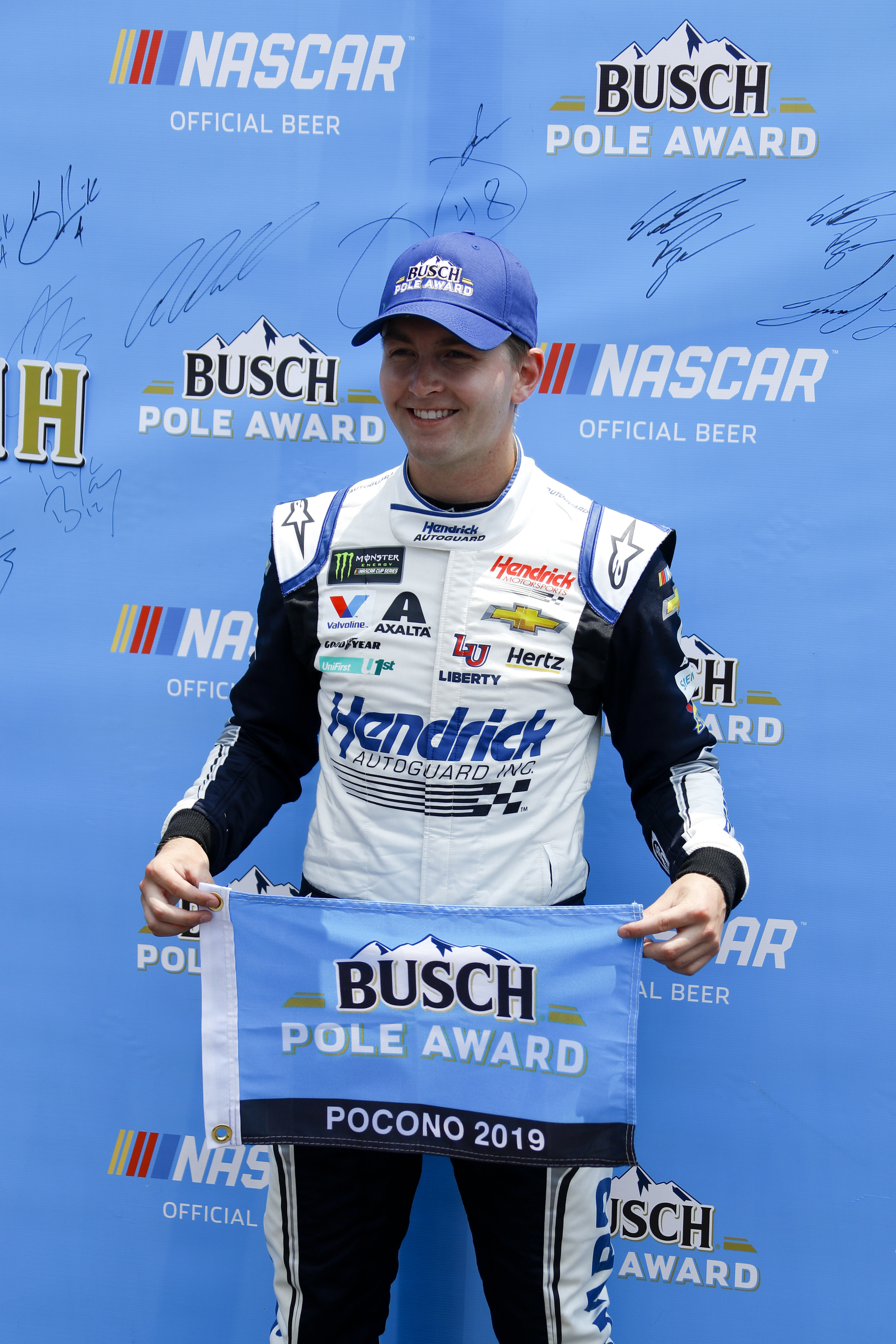 Byron tops 173 mph and hits fast lap to win pole at Pocono