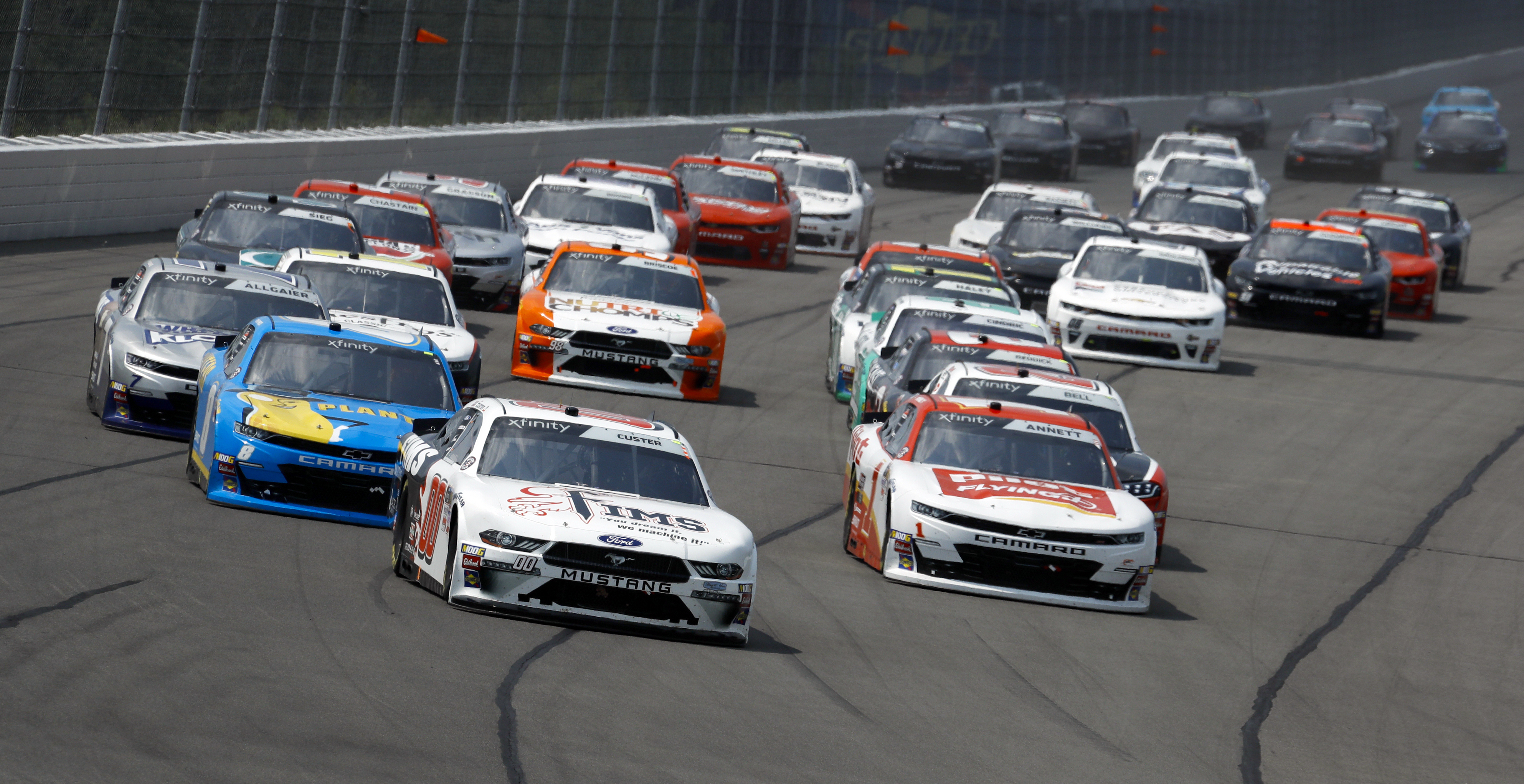 Custer tops Reddick in OT to win Xfinity race at Pocono