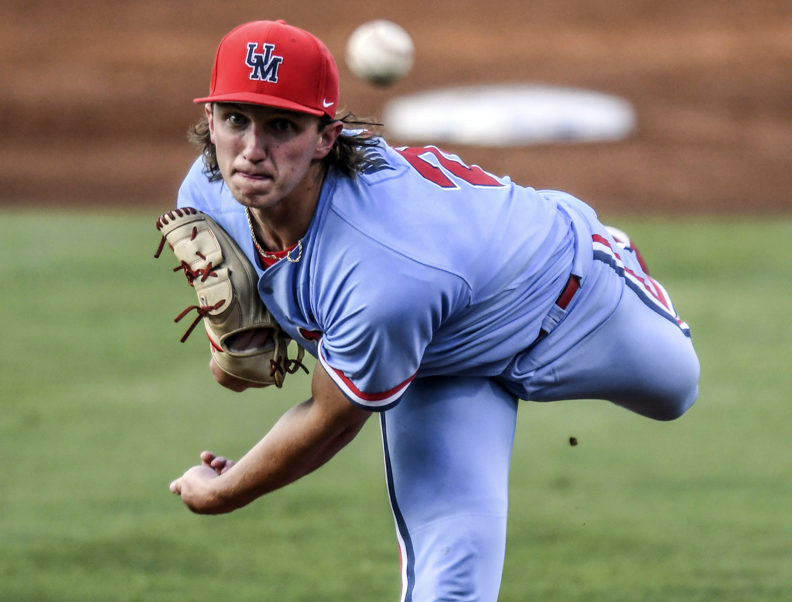 Freshman lefty, 3 HRs push Ole Miss over Clemson 6-1 in NCAA