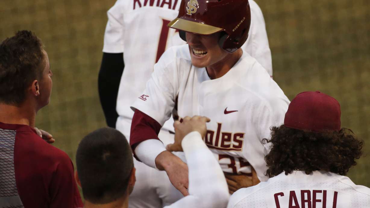 Van Eyk strikes out 9, Florida State beats Georgia 12-3