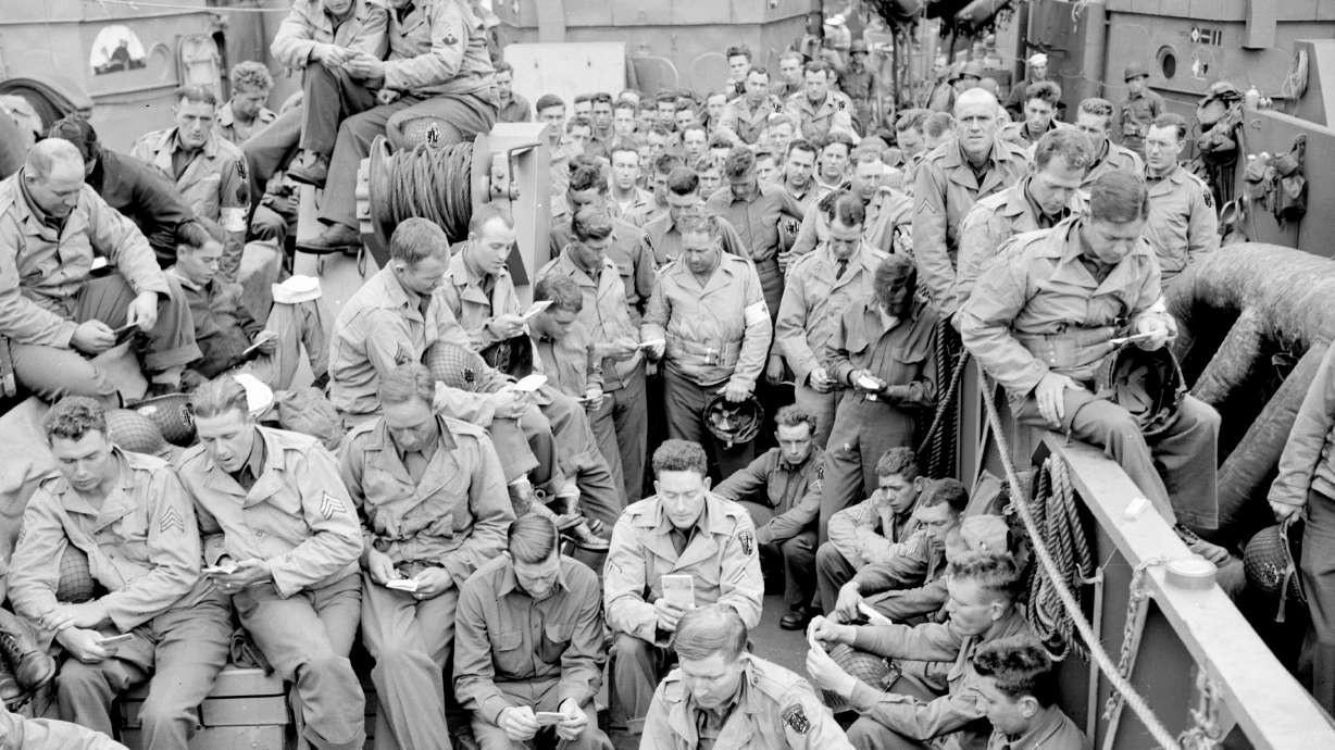 AP Was There: US troops in high spirits on eve of D-Day