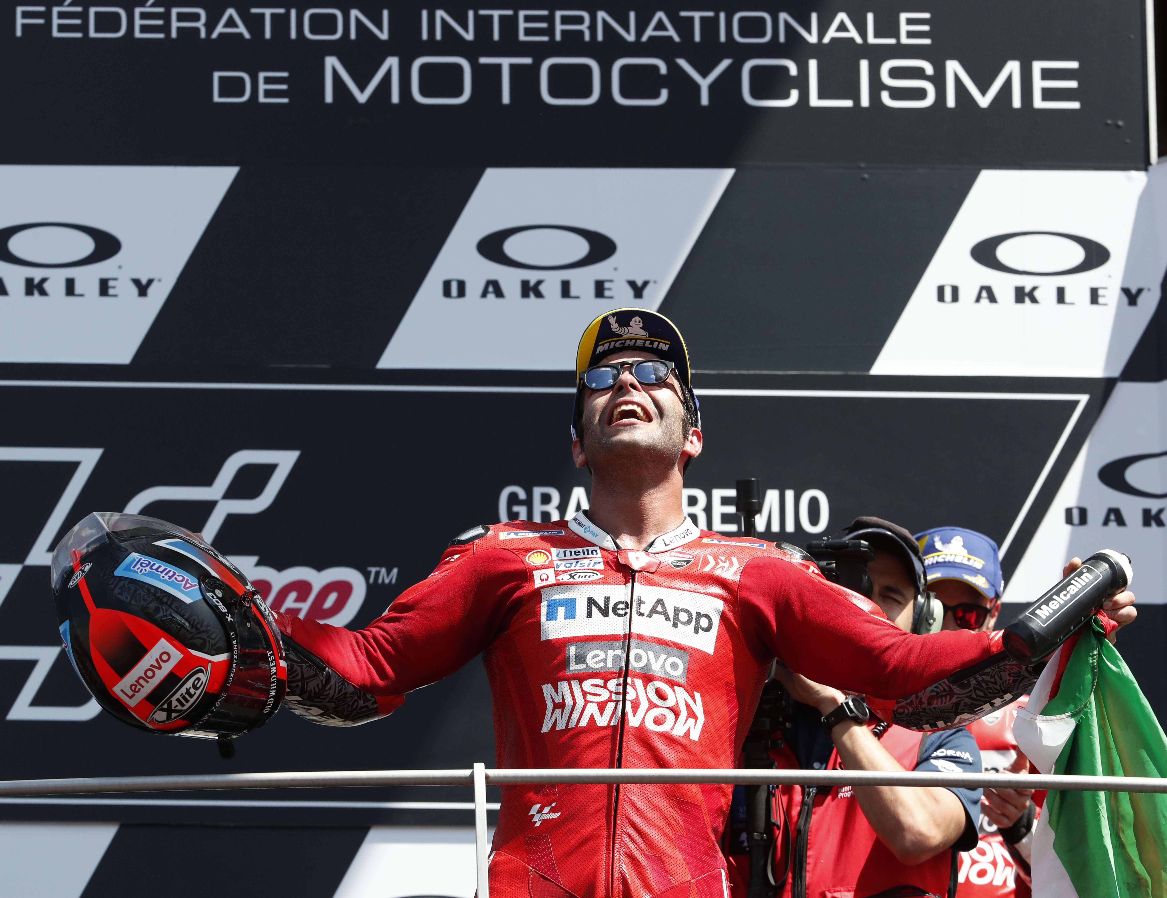 Petrucci beats Marquez for emotional 1st MotoGP victory