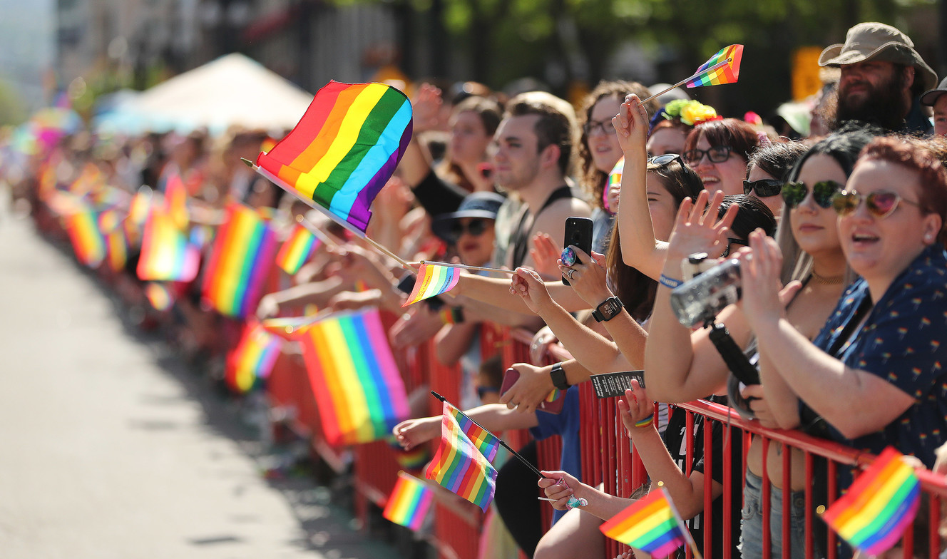 Paradegoers cheer during the 44th annual Utah Pride Parade in Salt Lake City on Sunday, June 2, 2019. (Photo: Jeffrey D. Allred, KSL)