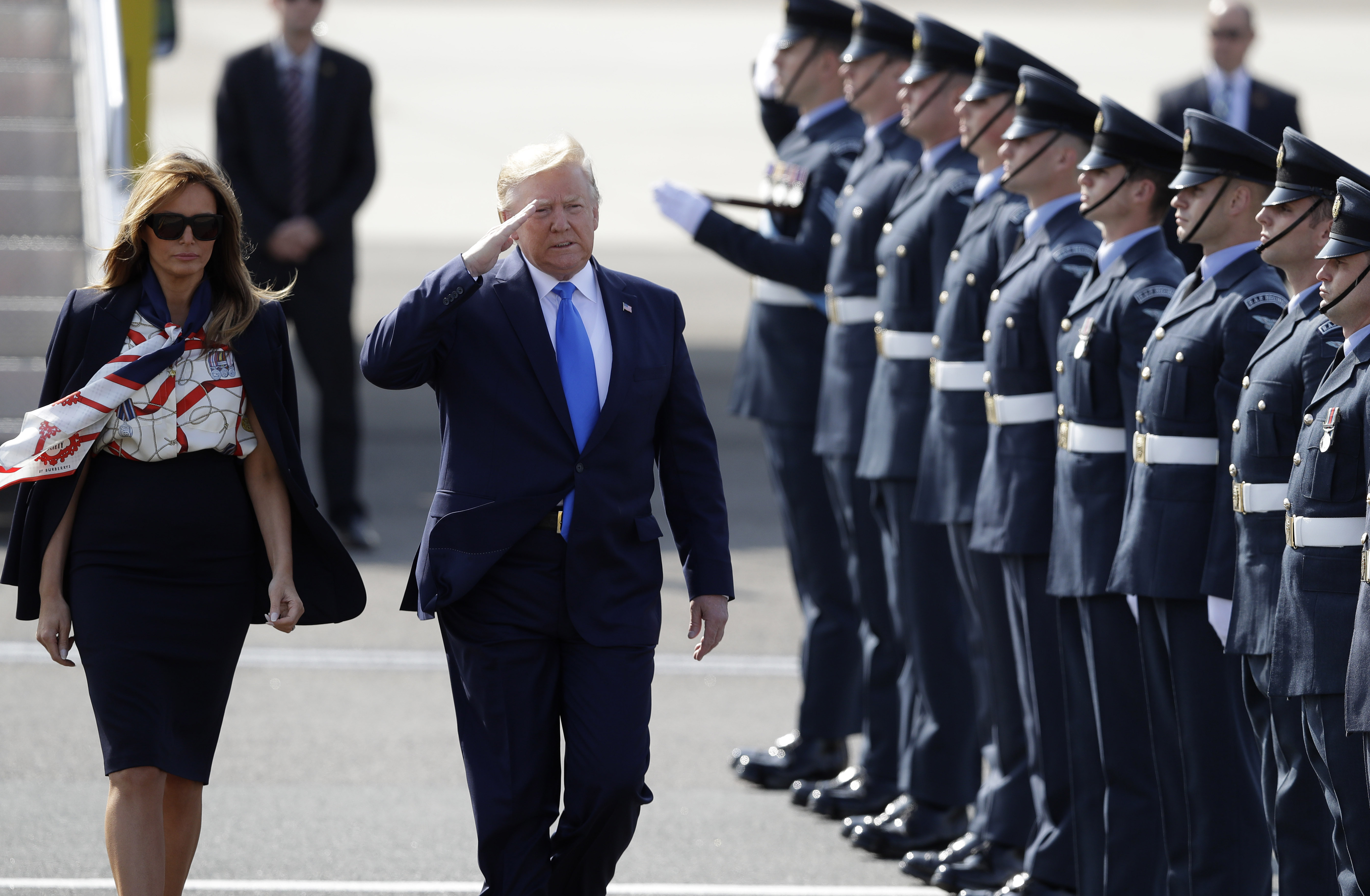 The Latest: Trump says he doesn't think Markle is 'nasty'