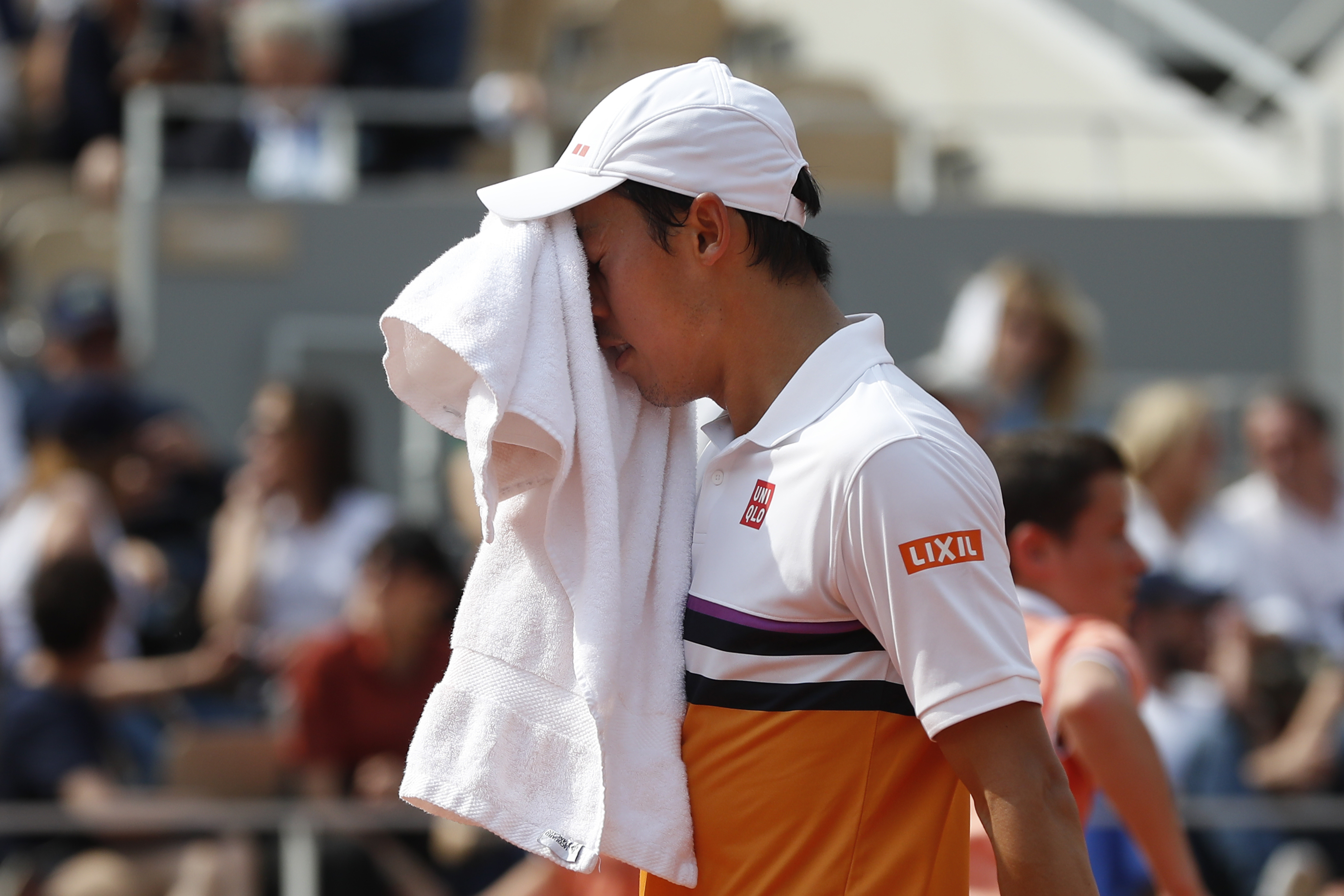 Fatigued Nishikori comes up empty against Nadal in Paris