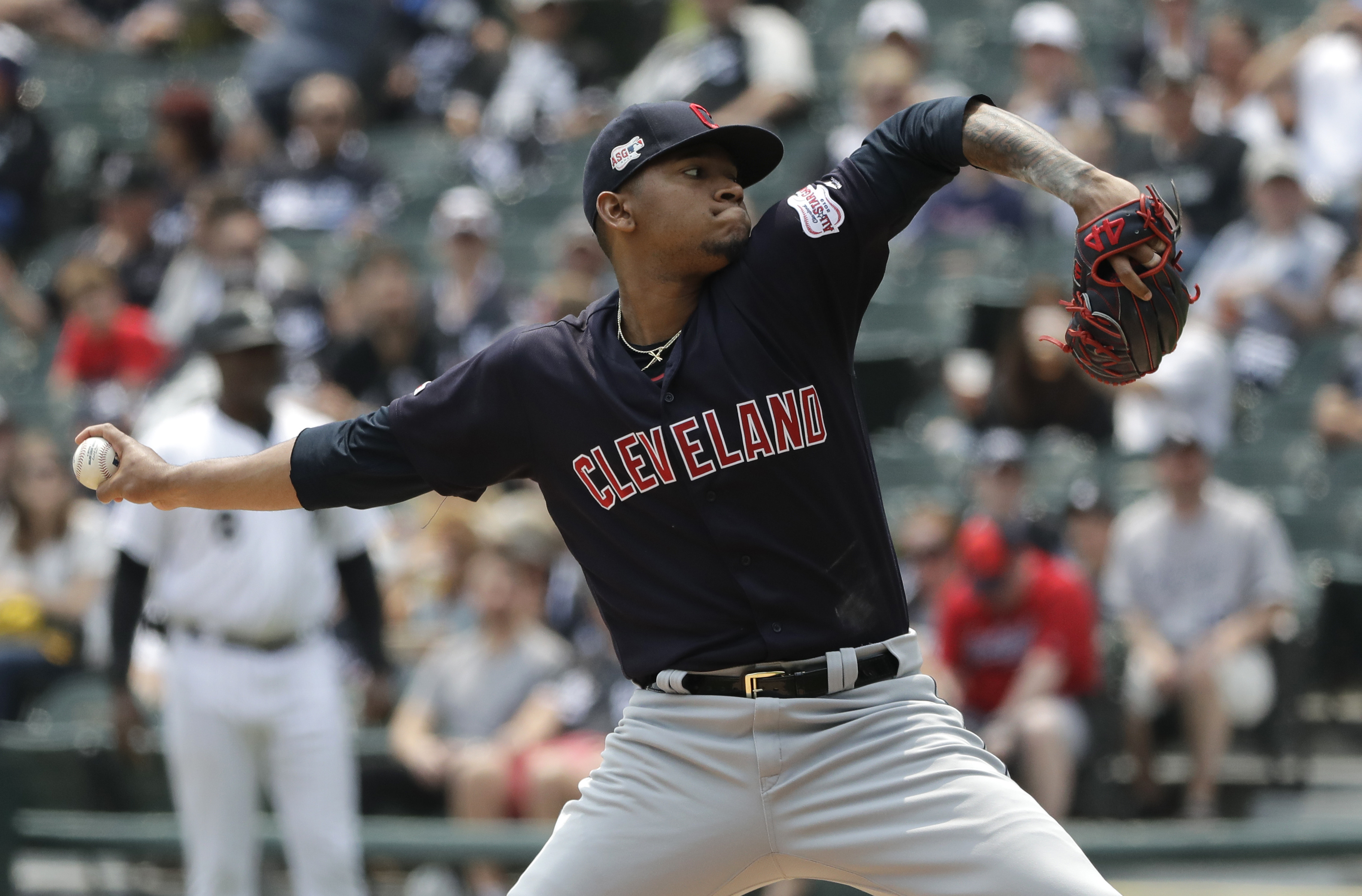 Indians put RHP Rodriguez on IL, activate OF Naquin