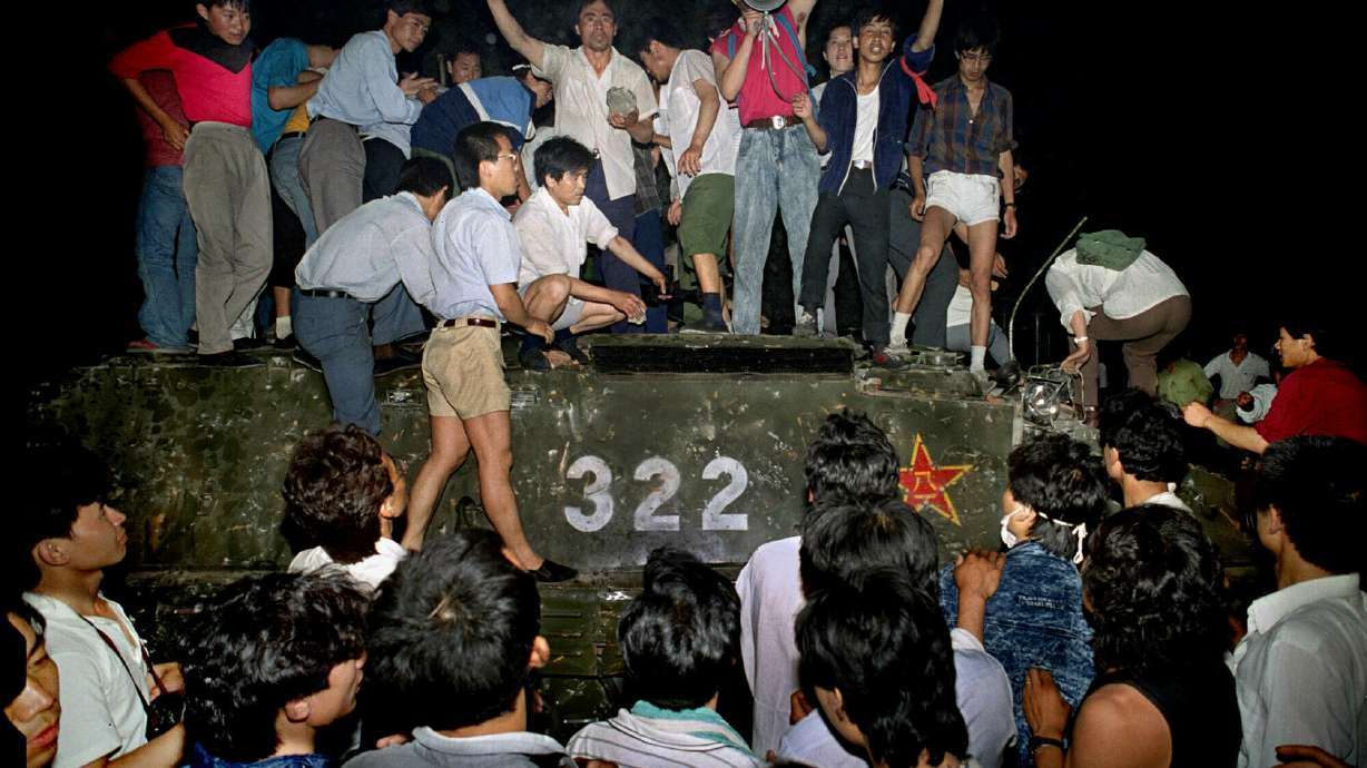 AP Was There: Tanks rumble out of Tiananmen Square