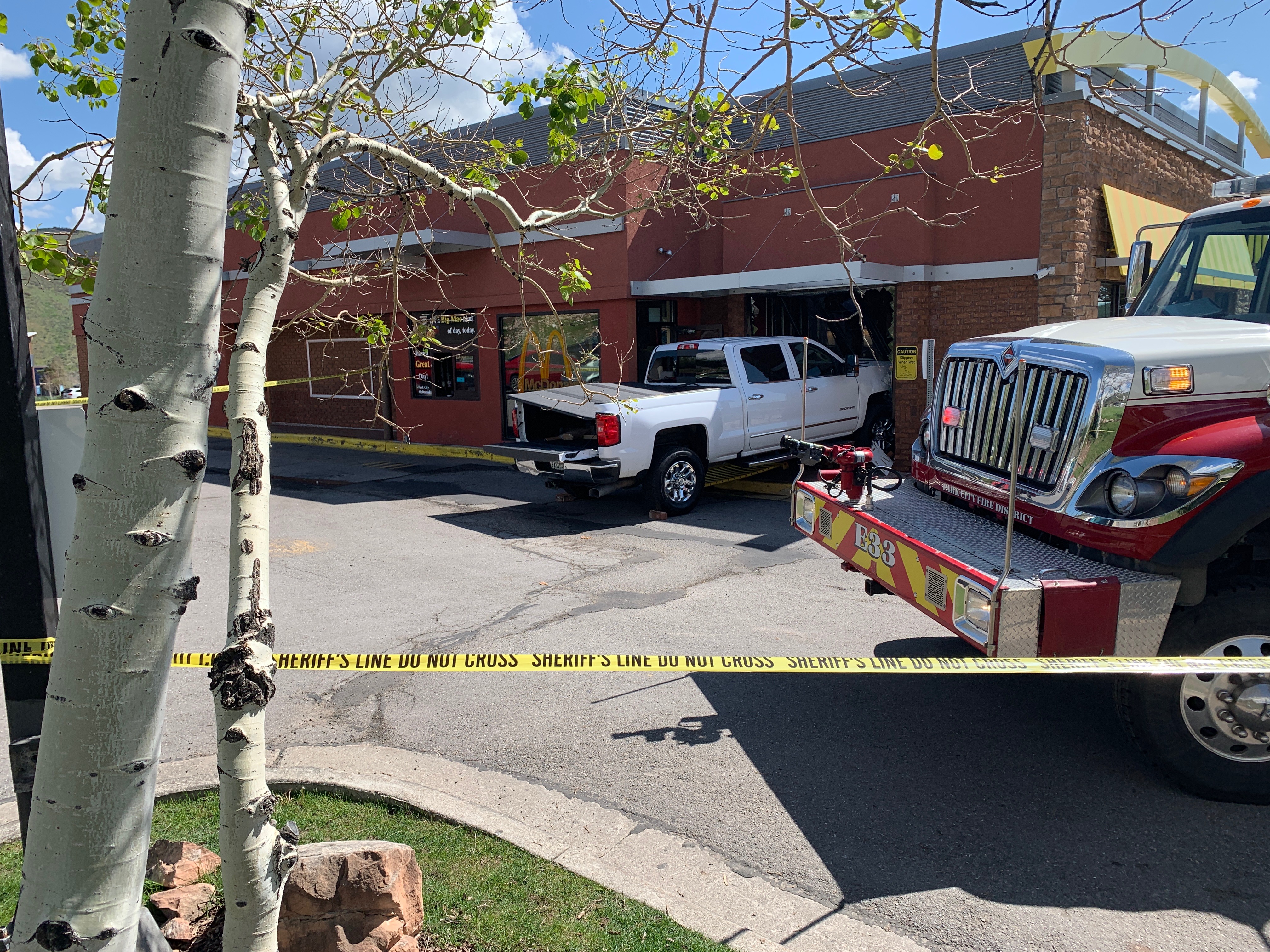 Police: Medical episode likely caused man to crash truck through McDonald's restaurant