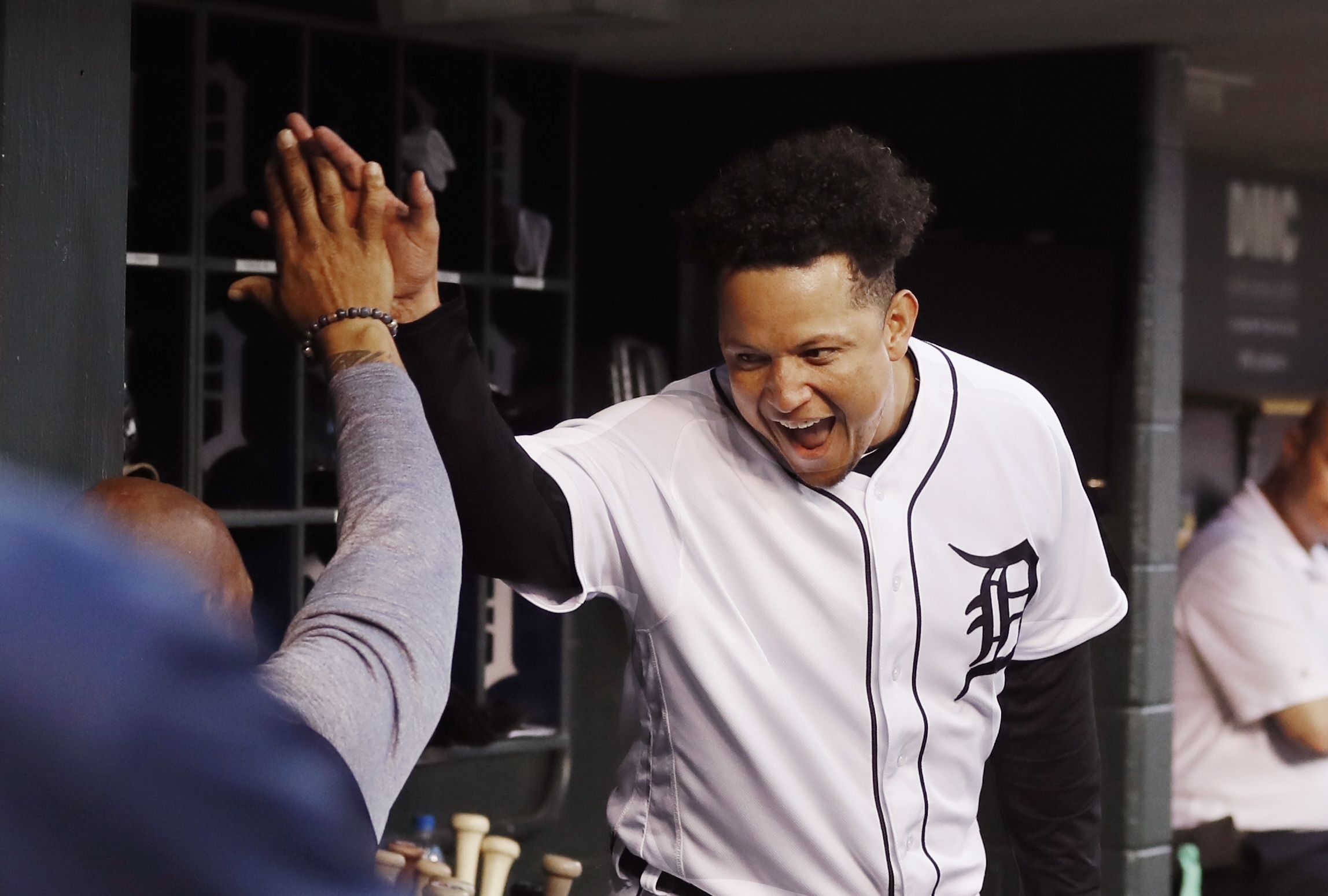 Cabrera drives in 5 runs, Tigers end home losing streak
