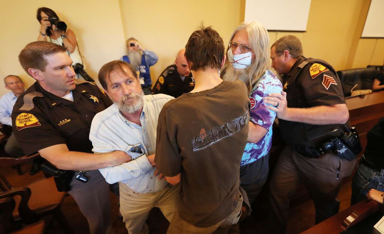 Protesters disrupt a Utah Inland Port Authority board meeting at the Capitol in Salt Lake City on Wednesday, June 5, 2019. (Photo: Scott G Winterton, KSL)