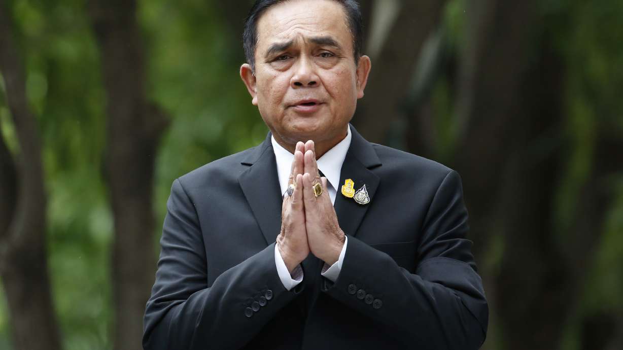 Thai prime minister has little to say about staying in power