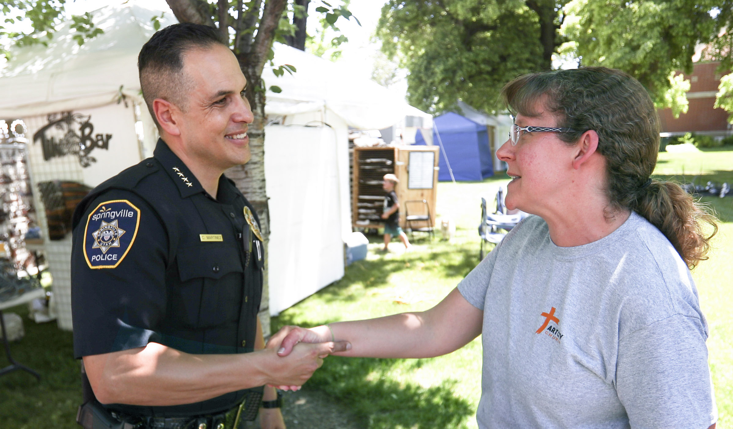 Ex-Orem officer Craig Martinez sworn in as Springville chief