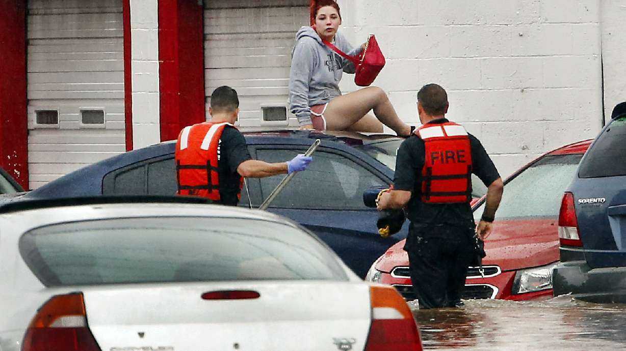 Rains bring high water rescues in Oklahoma City, Tulsa