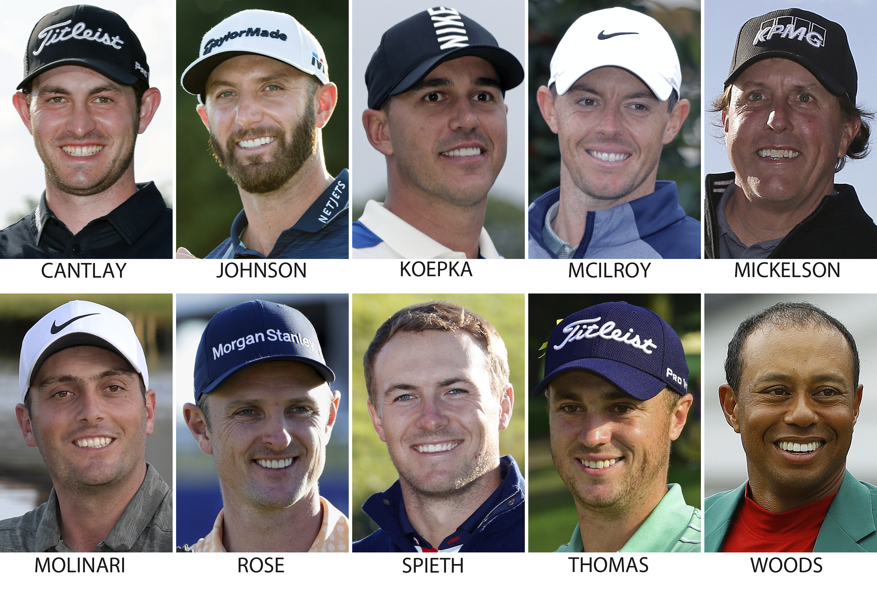 Capsules of top contenders for the US Open