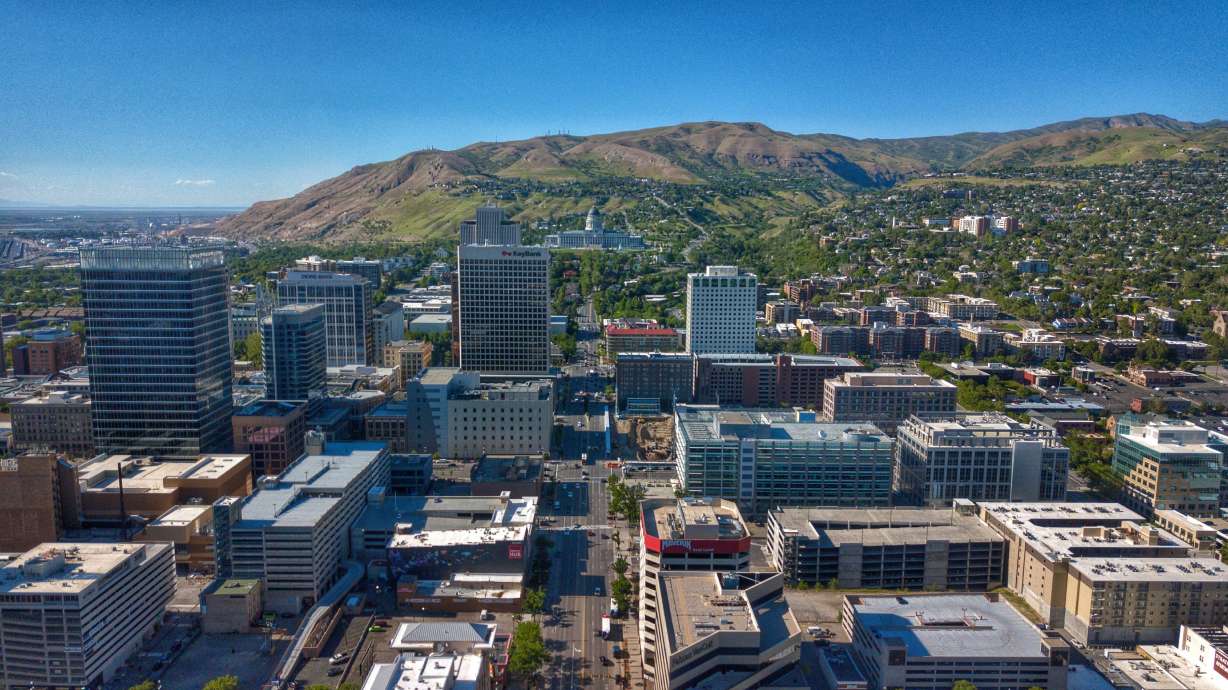 SLC Salt Lake City downtown