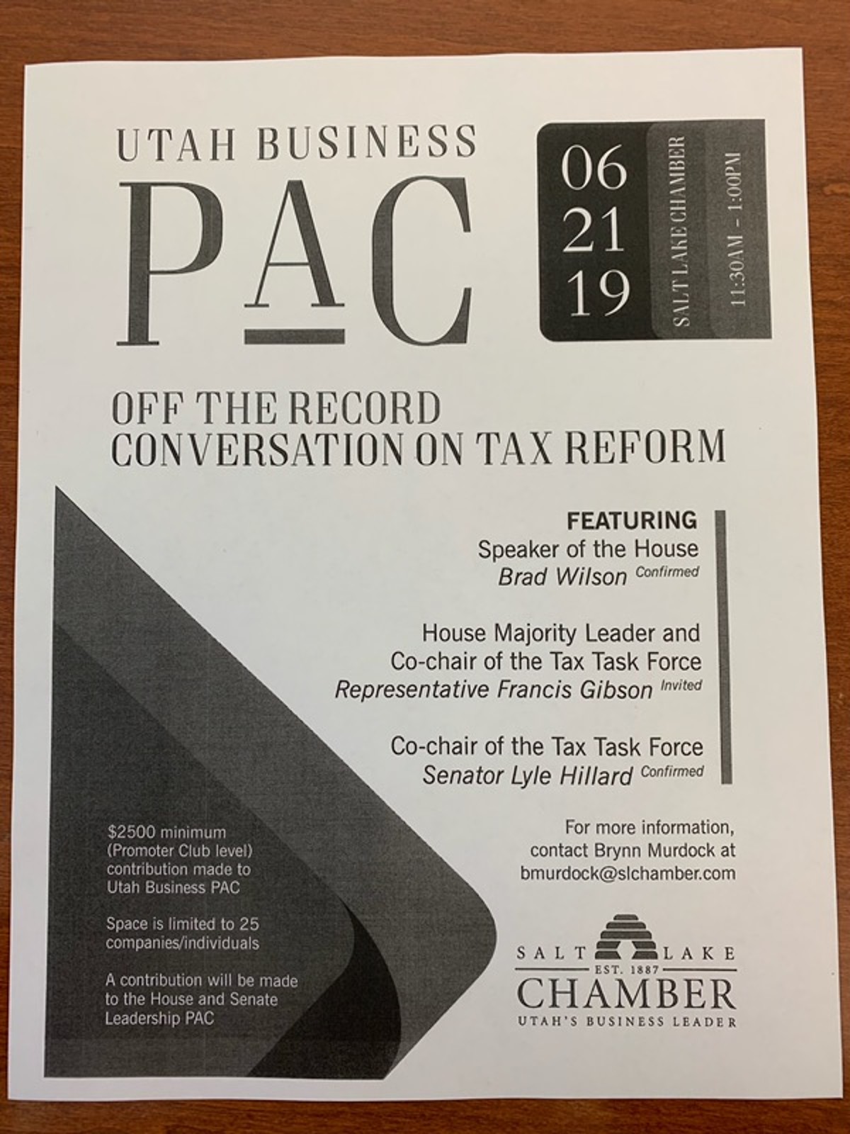 Why the Salt Lake Chamber scrapped plan for pricey 'off-record' meeting with lawmakers