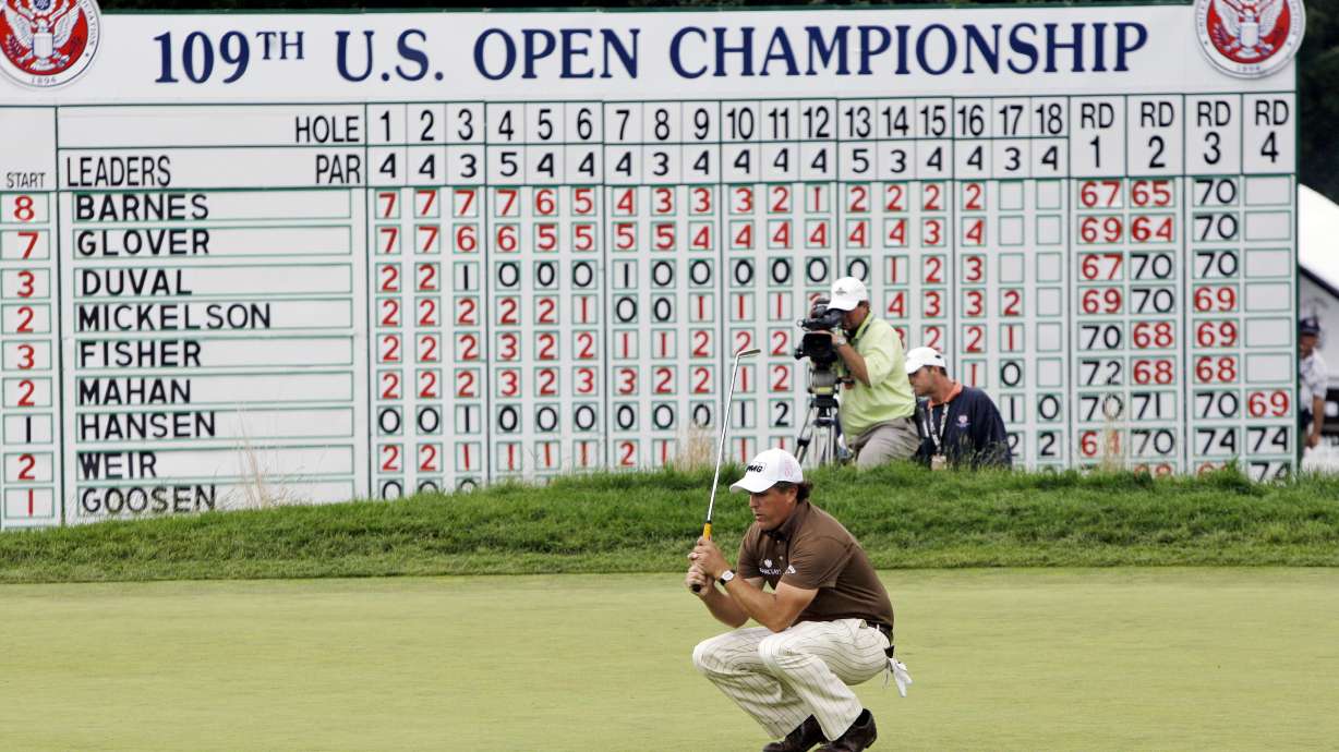 Mickelson's close calls at US Open