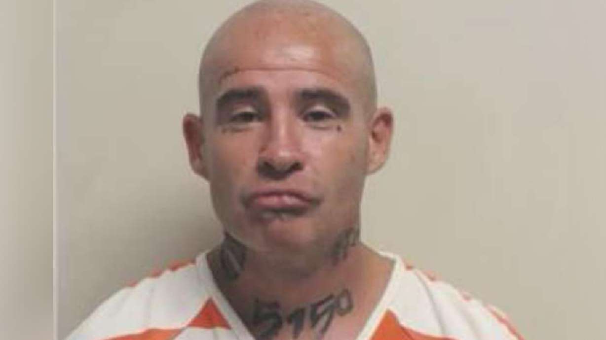Joshua Solis, 43, was charged Monday in 4th District Court after allegedly holding visitors to his house against their will. Solis is seen here in a June 2019 mugshot.