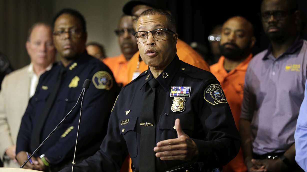The Latest: Person of interest in custody in Detroit deaths