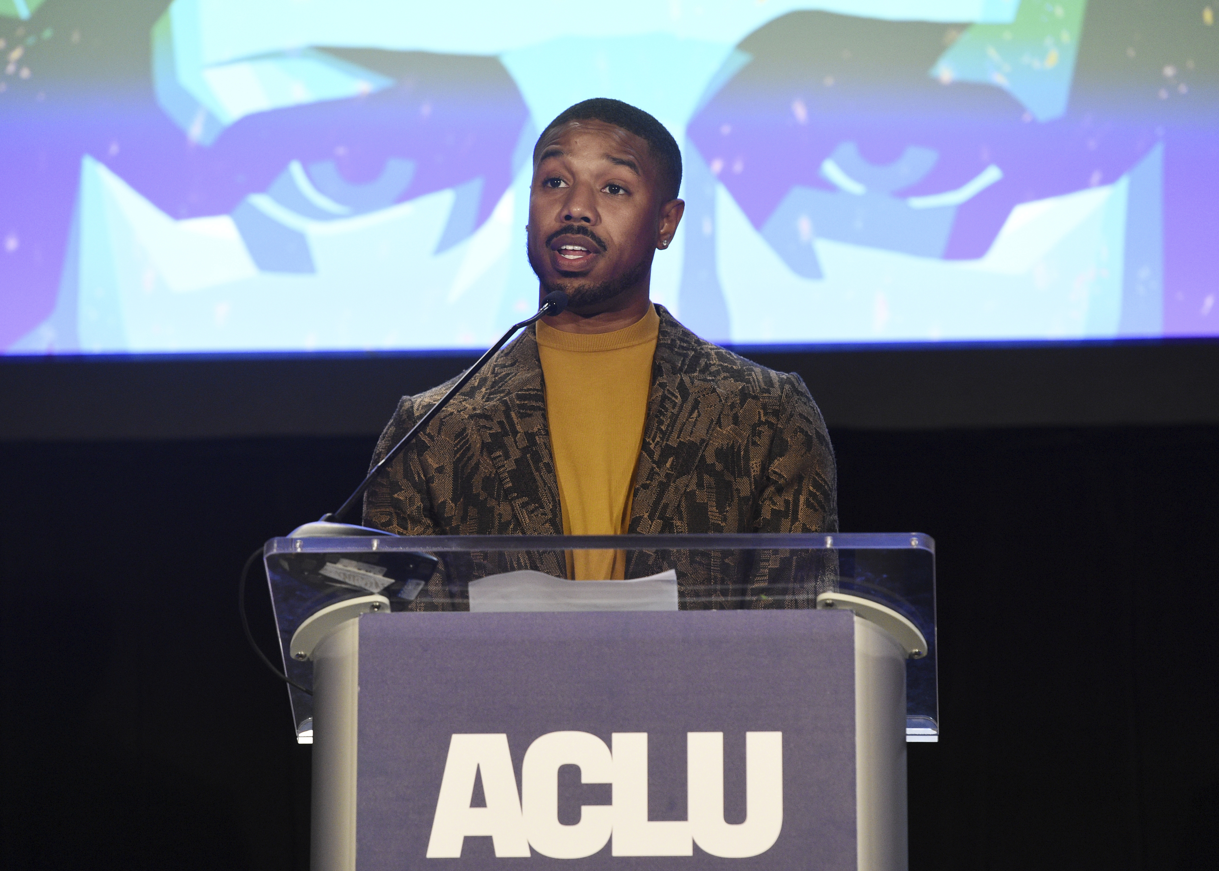 Michael B. Jordan presents Central Park 5 with courage award