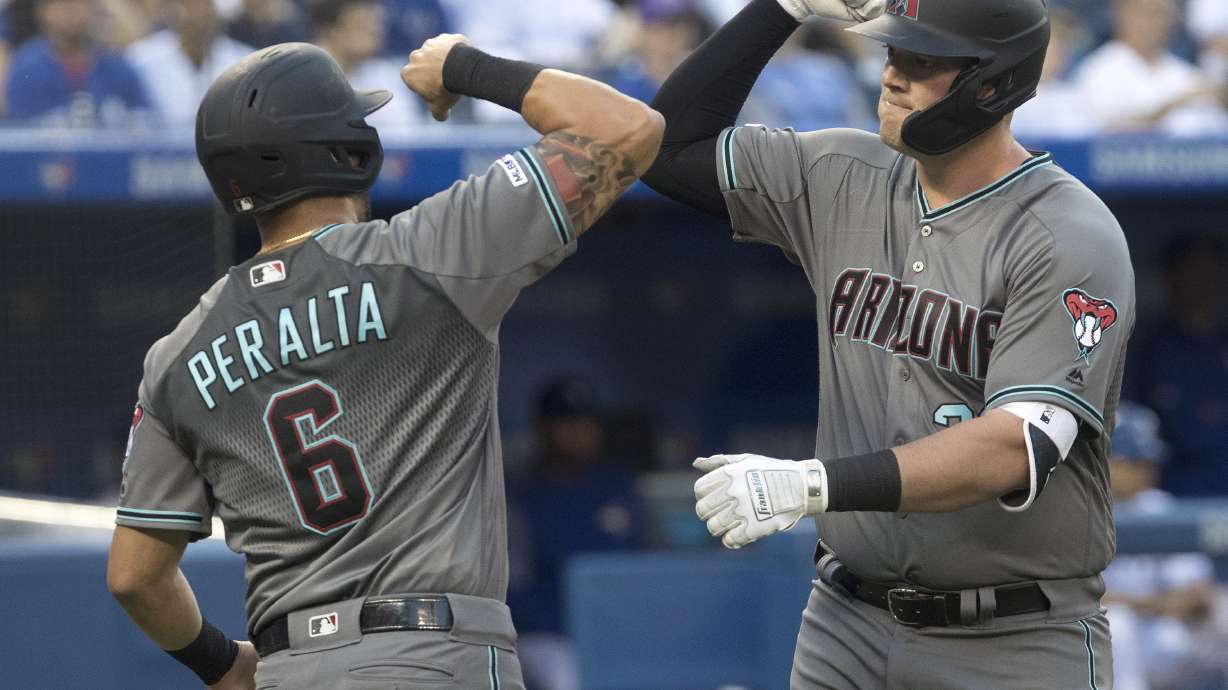 Cron hits 1st big league homer, Diamondbacks beat Jays 8-2