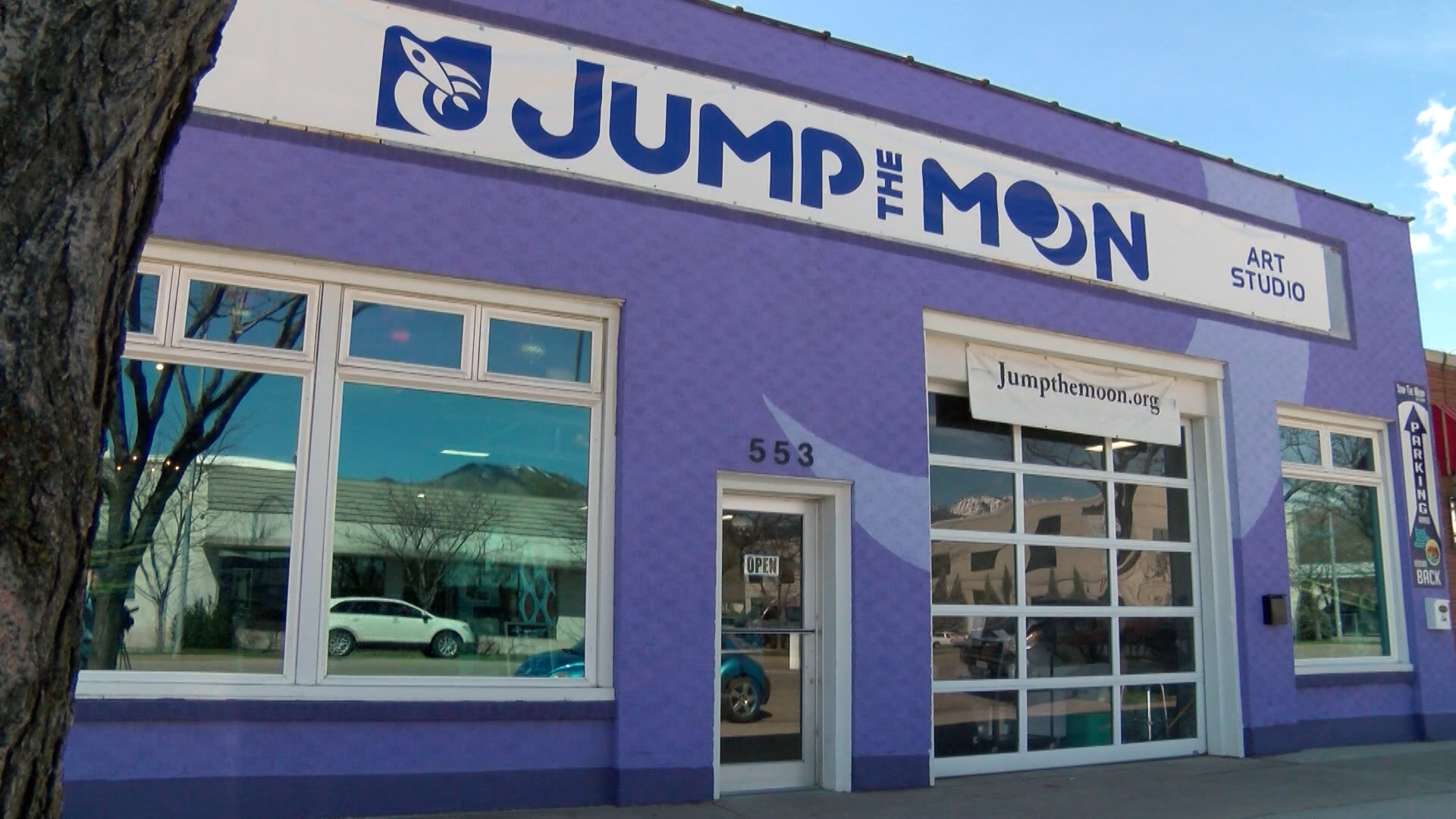 Jump the Moon, a studio and art gallery located at 553 Main Street in Logan. (Photo: KSL TV)