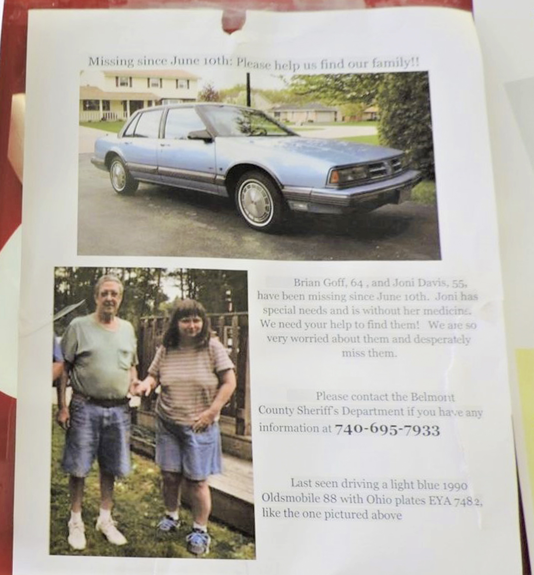 Little hope left for missing Ohio couple in year-old case