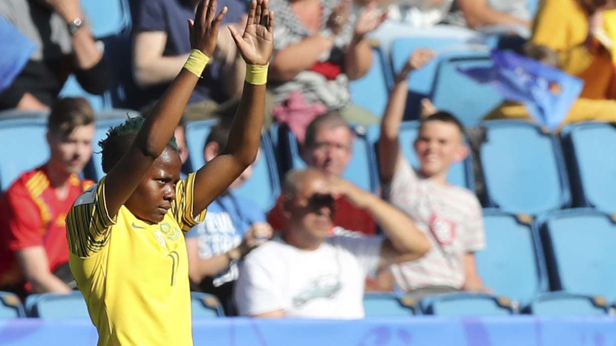 Spain downs South Africa 3-1 for 1st Women's World Cup win