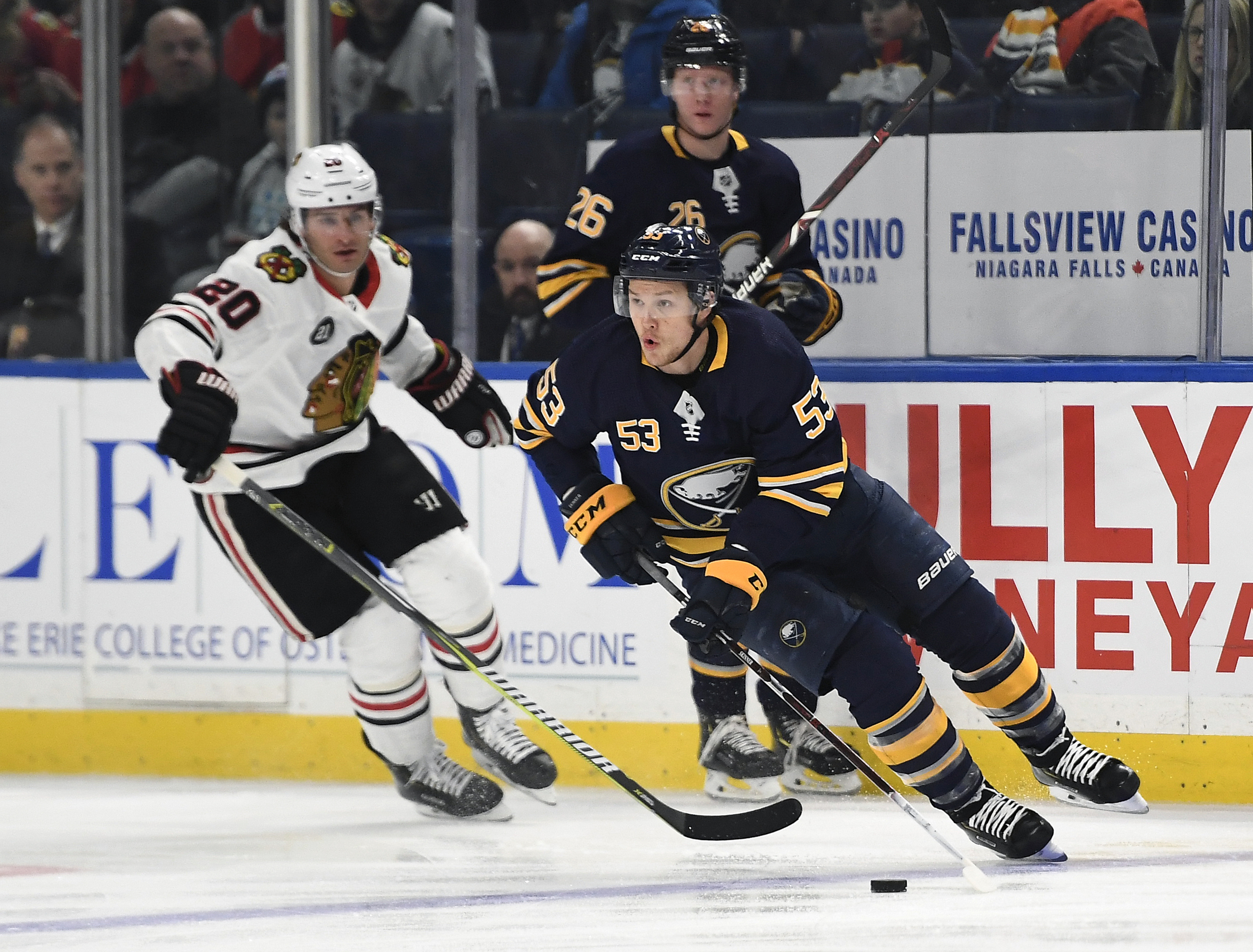 Sabres' Skinner tells AP he welcomes higher expectations