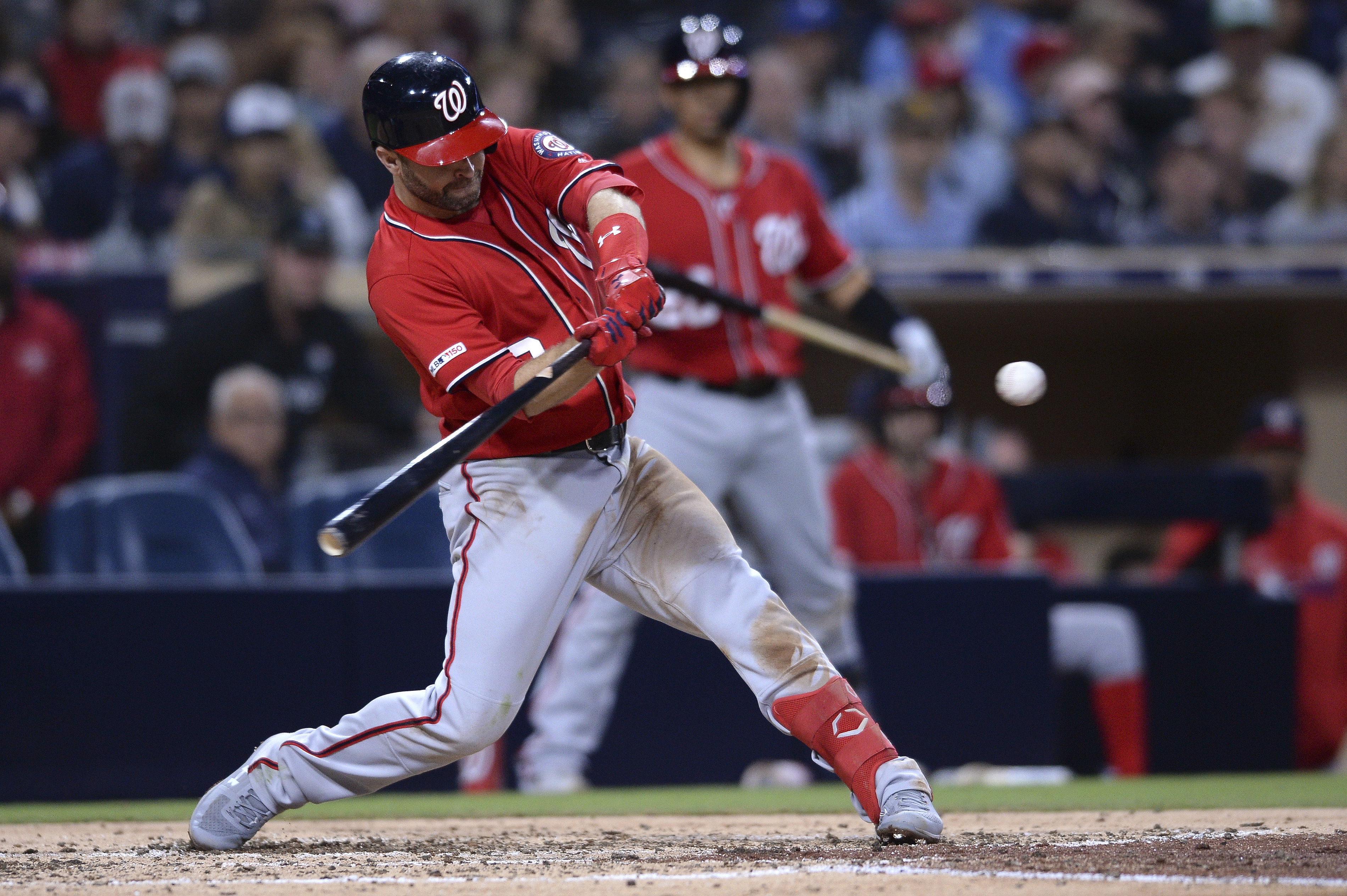 Scherzer, Dozier lead Nationals over Padres, 4-1