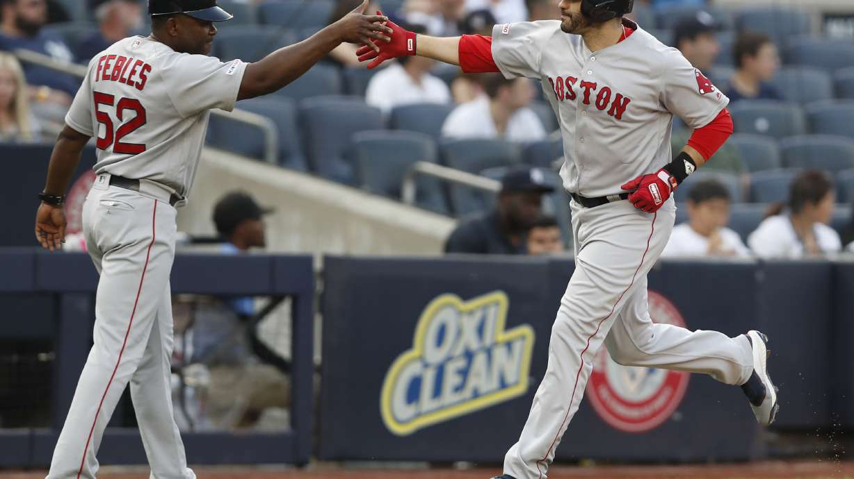 Red Sox slugger Martinez still sidelined with back tightness