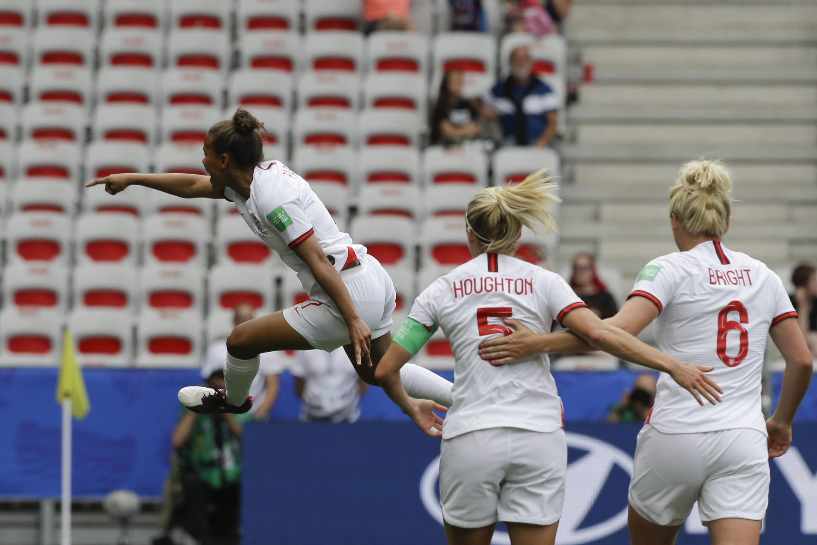 Parris overcomes nerves to lead England to win against Scots