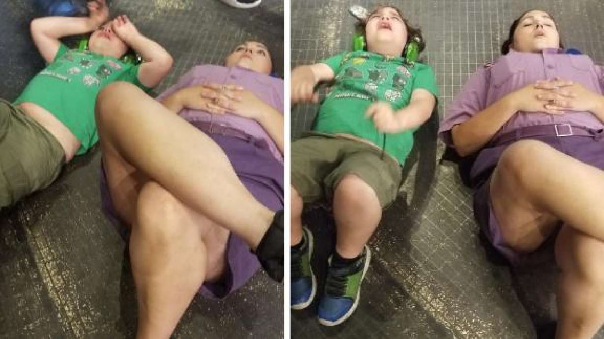 A boy with autism broke down at an Orlando theme park. This employee saved the day