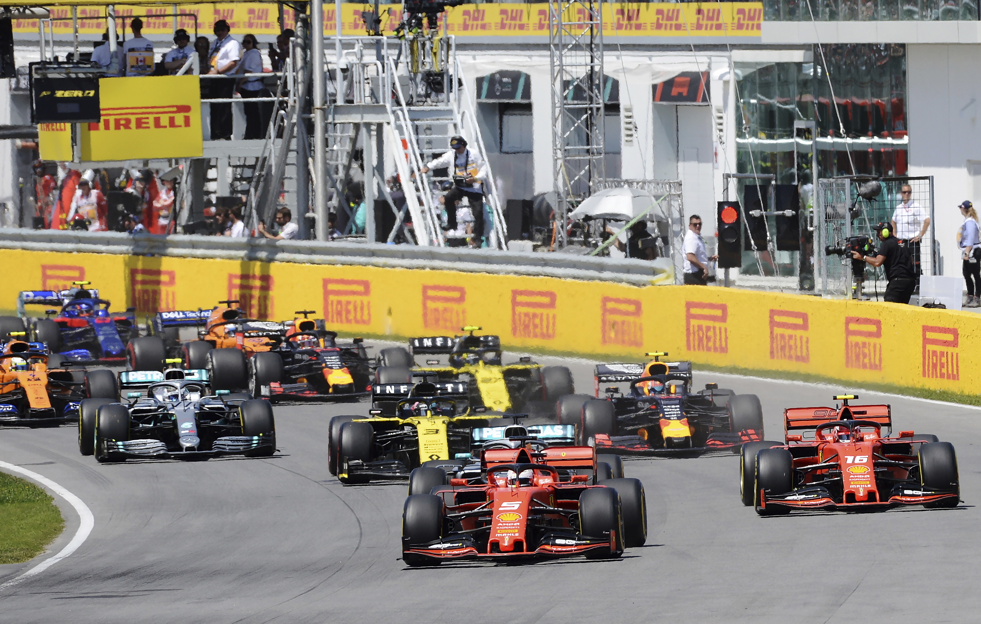 Vettel furious with penalty as Hamilton wins Canadian GP