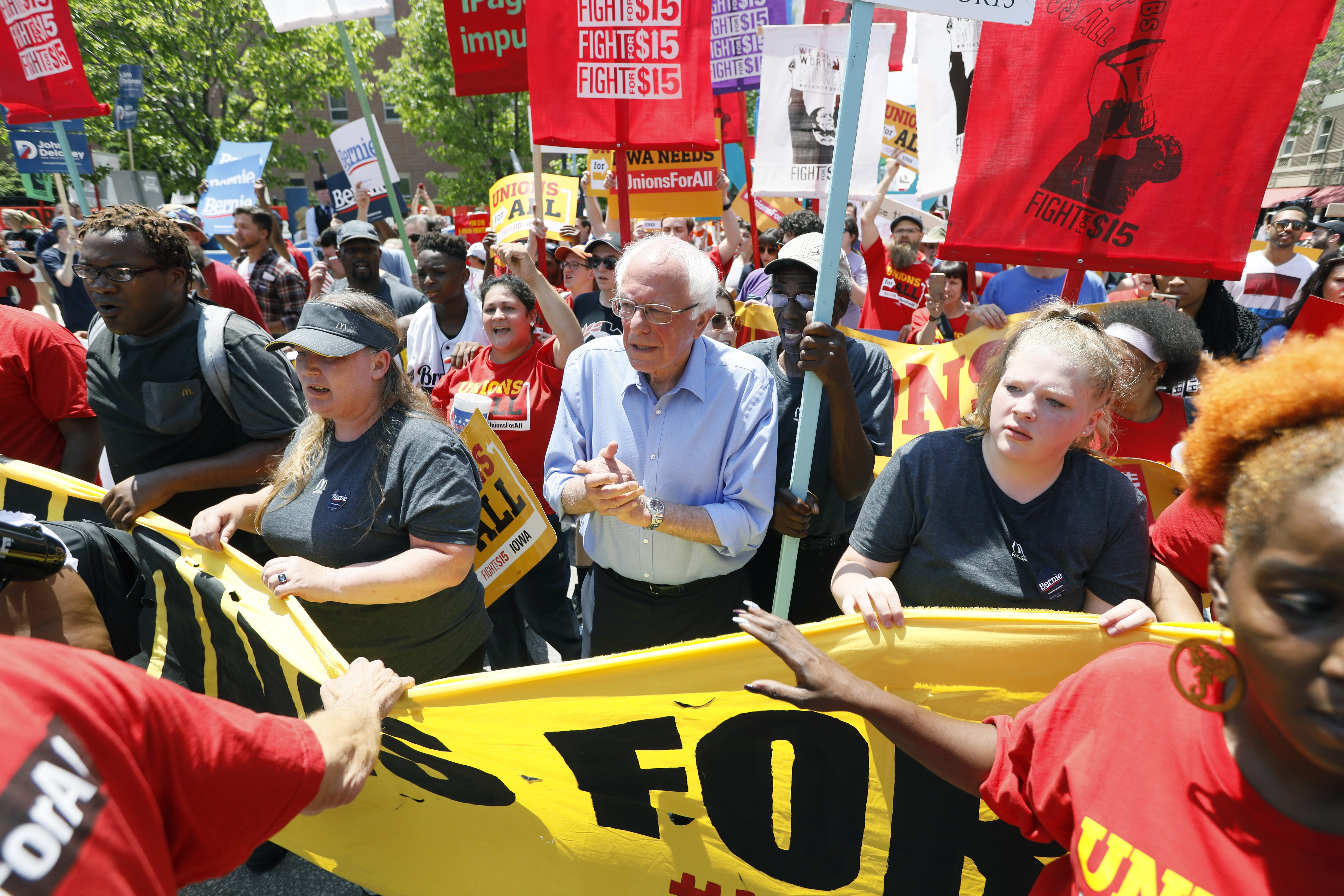 The Latest: Harris says she is fully committed to Iowa