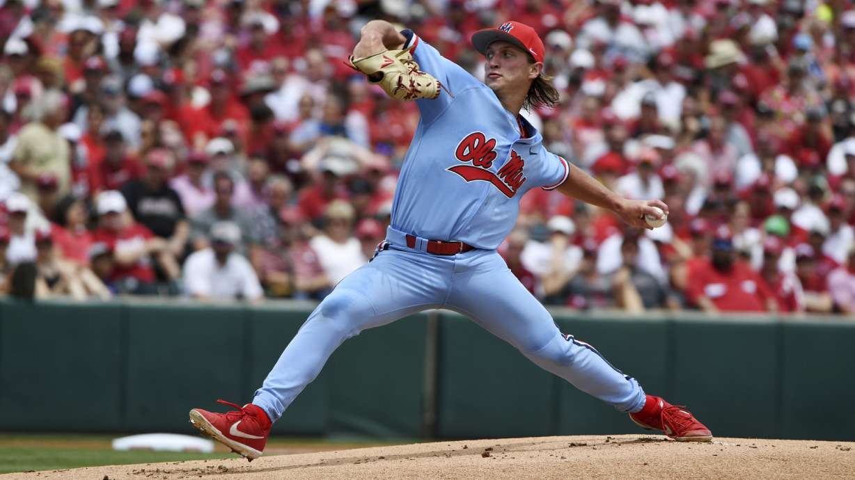 Ole Miss evens regional at Arkansas with 13-5 win