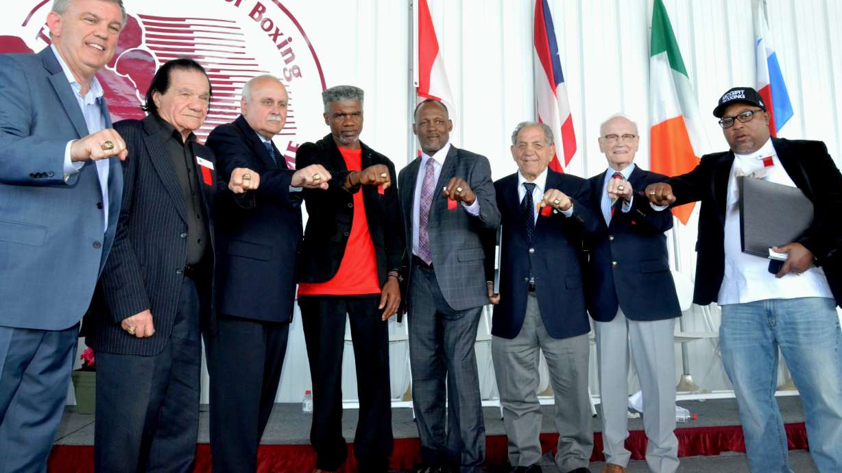 James McGirt struggles with emotions at Boxing HOF induction