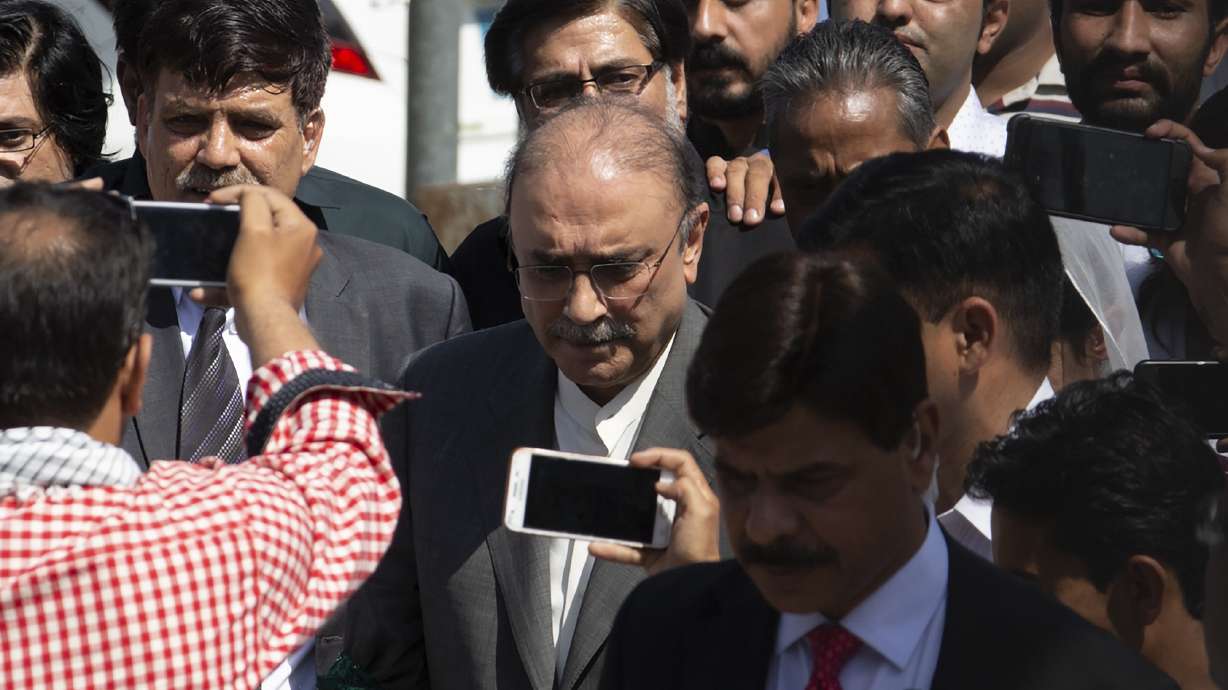 The Latest: Pakistan arrests ex-President Zardari