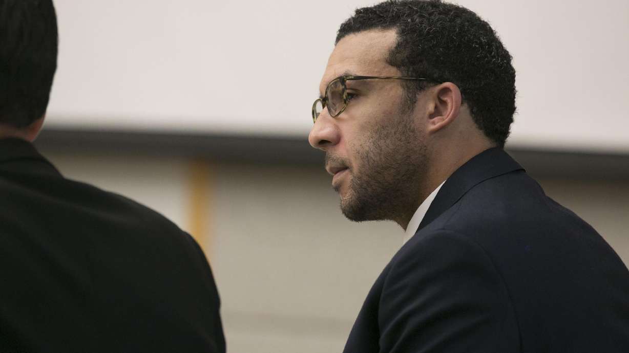 The Latest: Mistrial on last counts in ex-NFL player trial