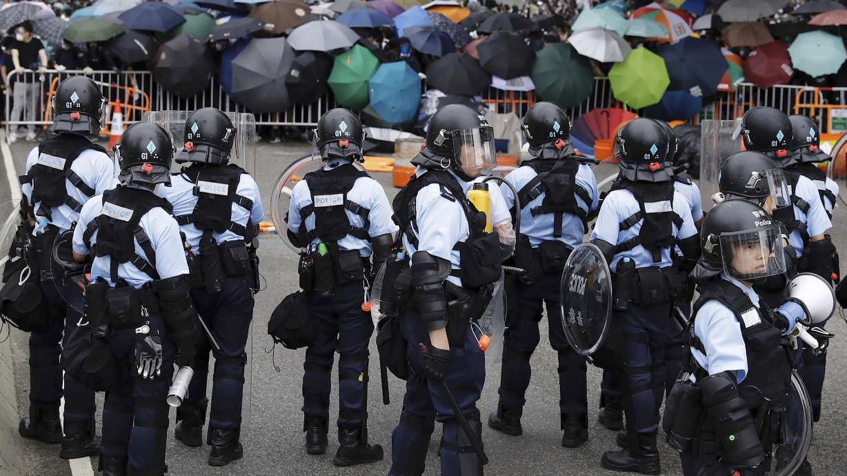 The Latest: Trump impressed with protests, doesn't take side