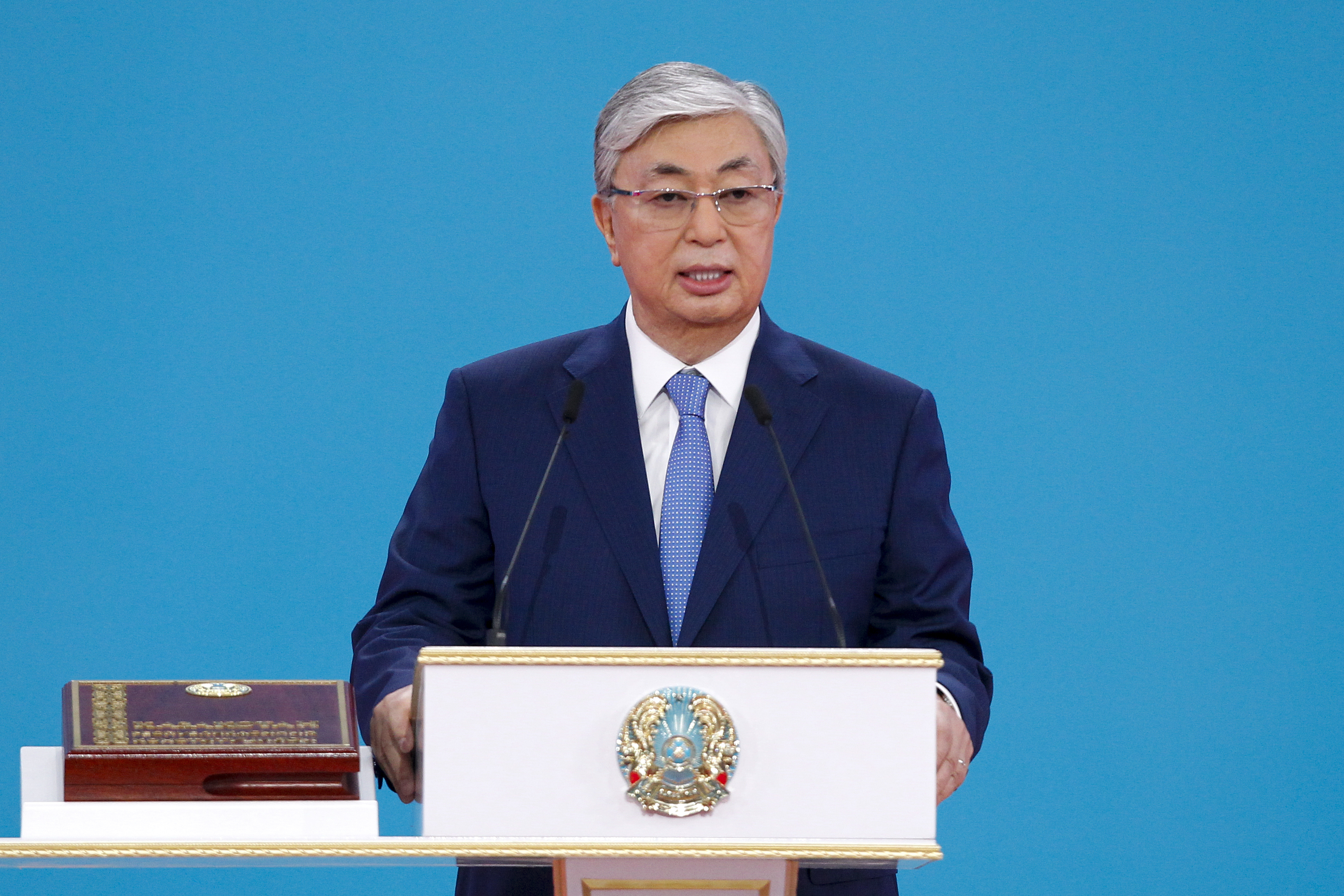 New Kazakh president plans to stay on predecessor's course