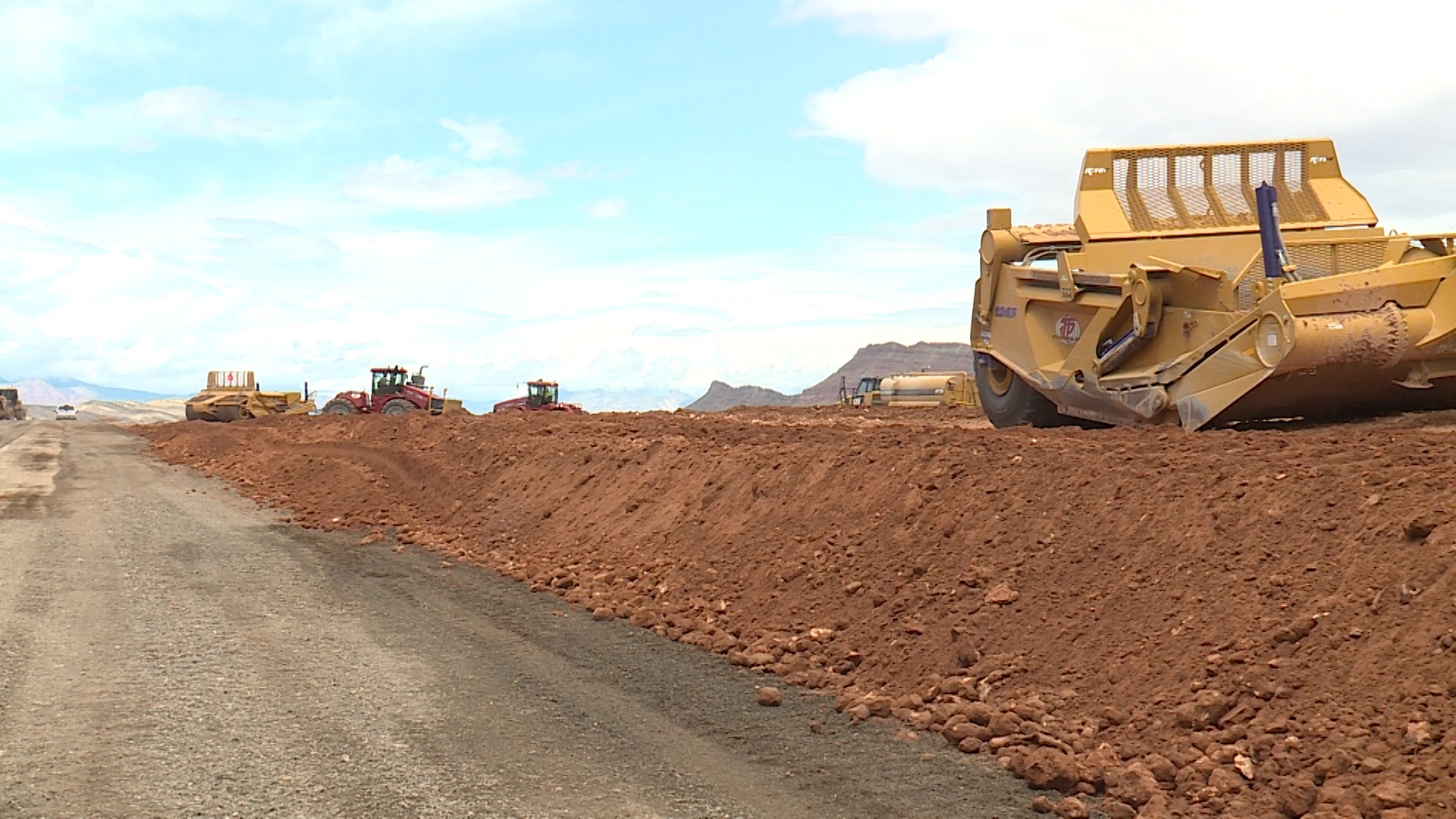 A KSL Investigation found engineering decisions made at the time of construction at St. George Regional Airport in 2008 left the runway vulnerable to the blue clay it was built over. Photo: KSL TV