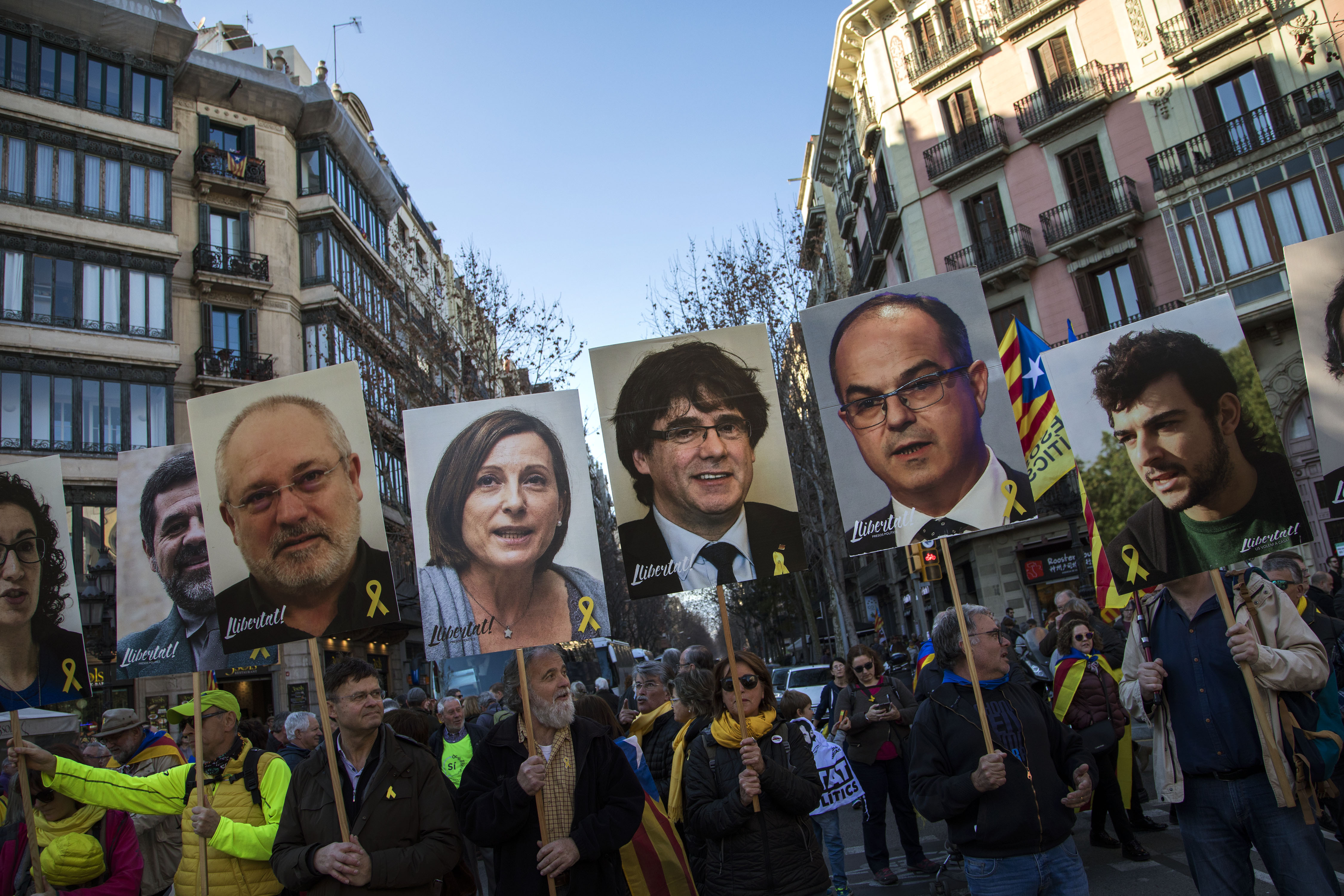 Catalan separatists defend actions at end of Spanish trial