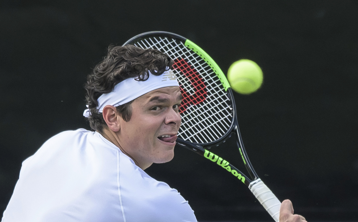 Raonic edges Tsonga to reach Stuttgart Open quarterfinals