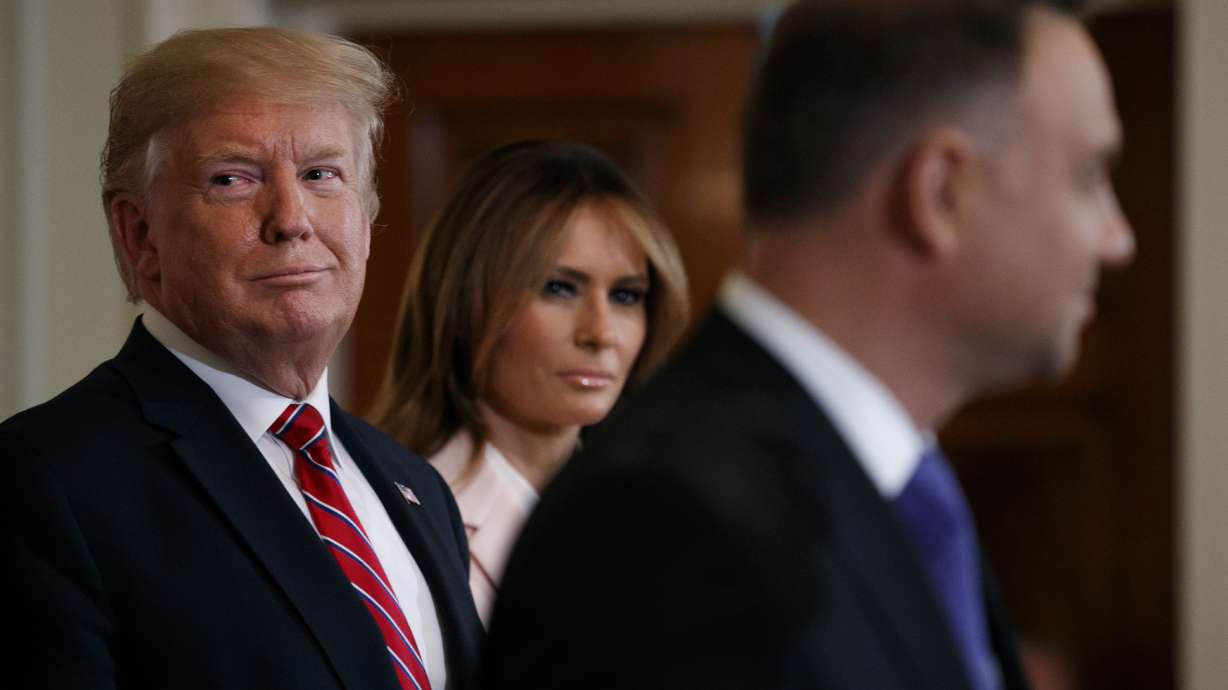 Trump says he'd 'want to hear' foreign dirt on 2020 rivals