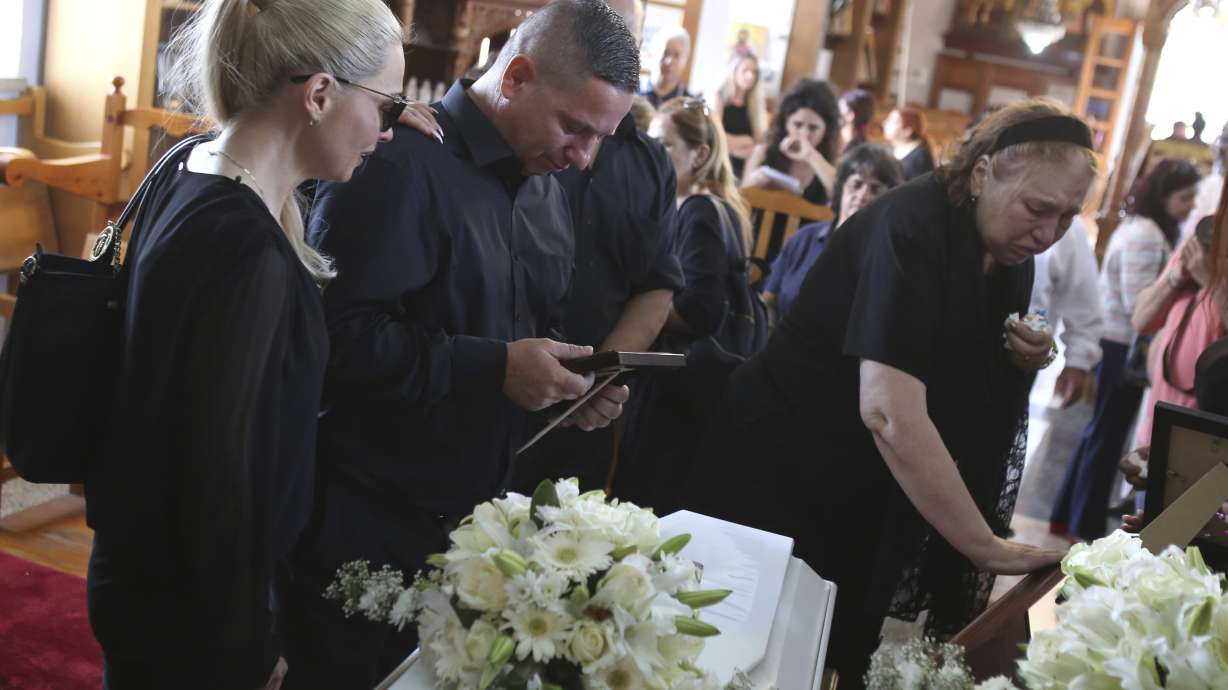 Funeral service held for 2 of Cyprus killer's 7 victims