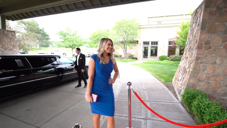 Women walked the red carpet as they arrived at the LDS Millionaire VIP event Friday, June 7, 2019. (Photo: Courtesy of LDS Matchmakers)