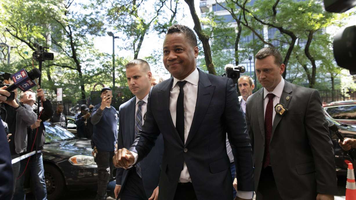 The Latest: Cuba Gooding Jr. pleads not guilty to sex abuse